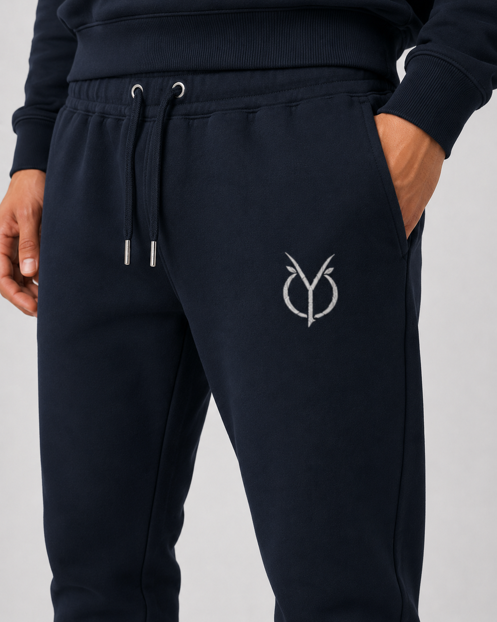 ORIYEN Navy Essentials Co-Ord Set