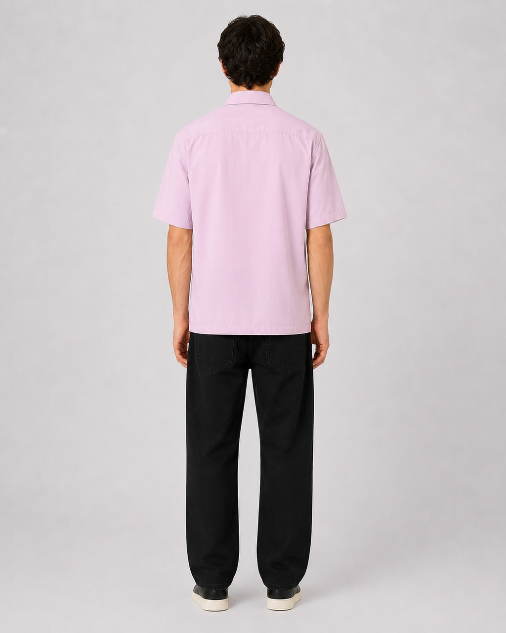 ORIYEN Blush Oversized Shirt (Pink)
