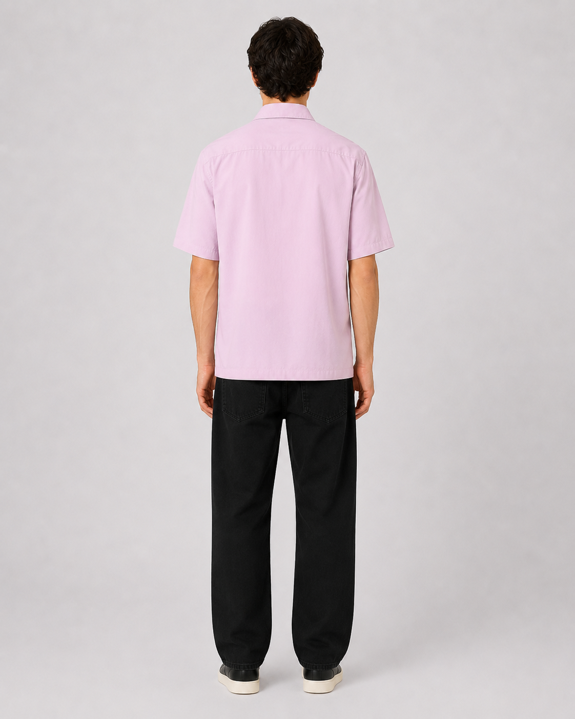 ORIYEN Blush Oversized Shirt (Pink)