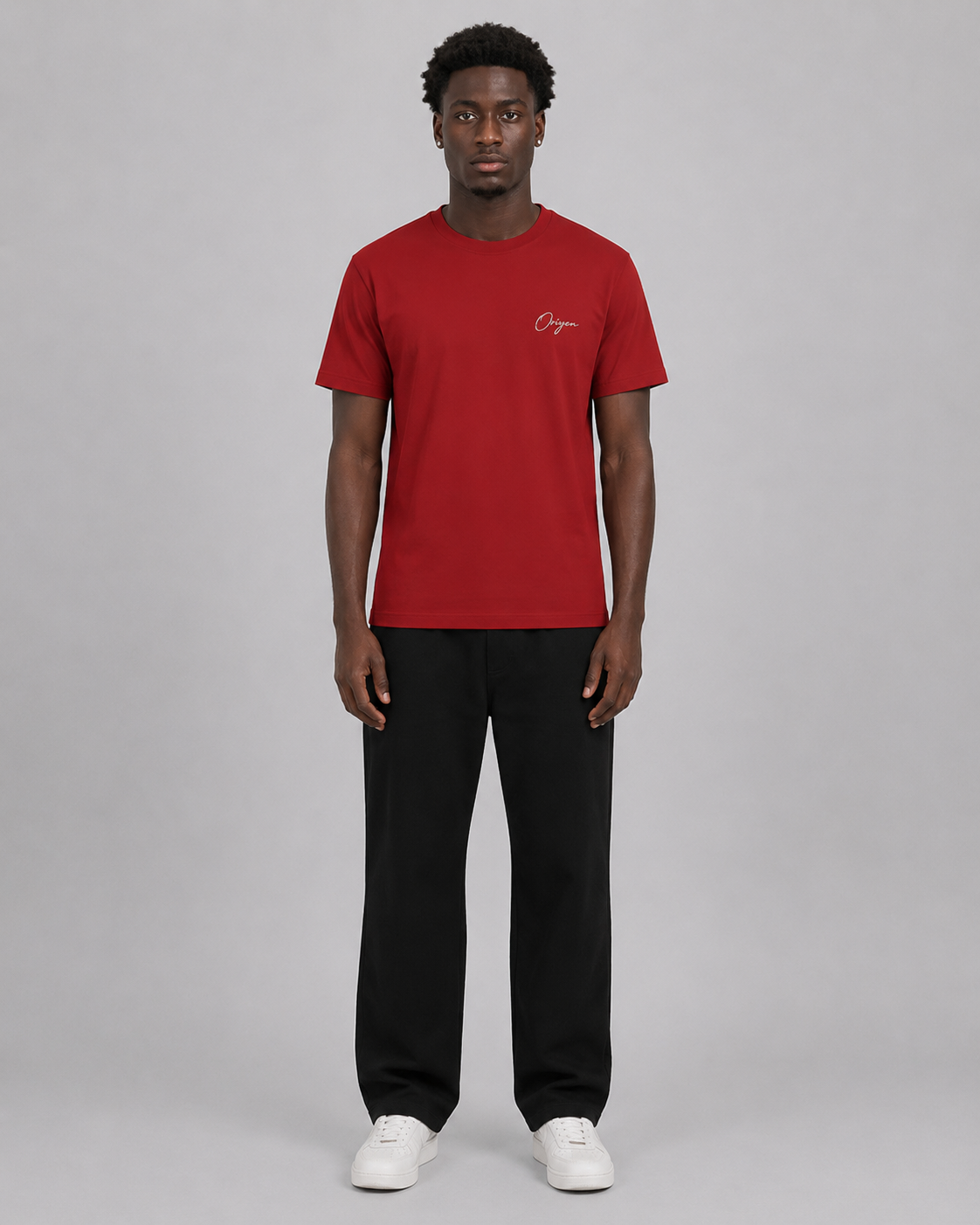 ORIYEN Crimson Tee (Crimson Red)