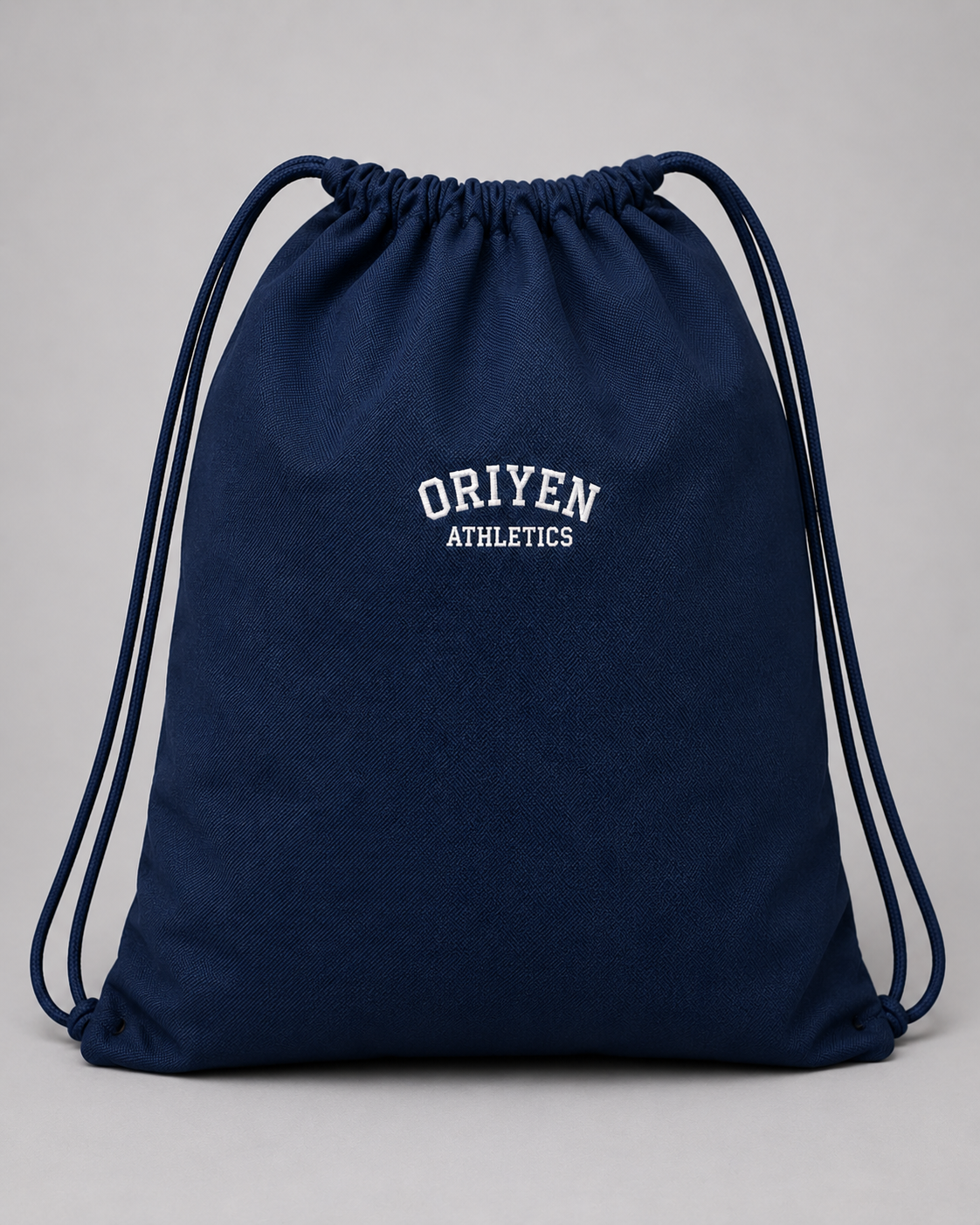 ORIYEN Athletics Drawstring Bag (Navy Blue)