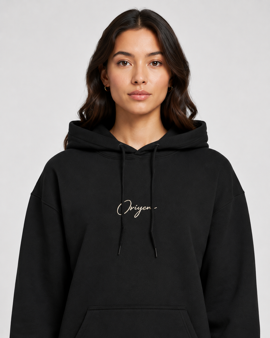 ORIYEN Women's Essential Hoodie (Black)