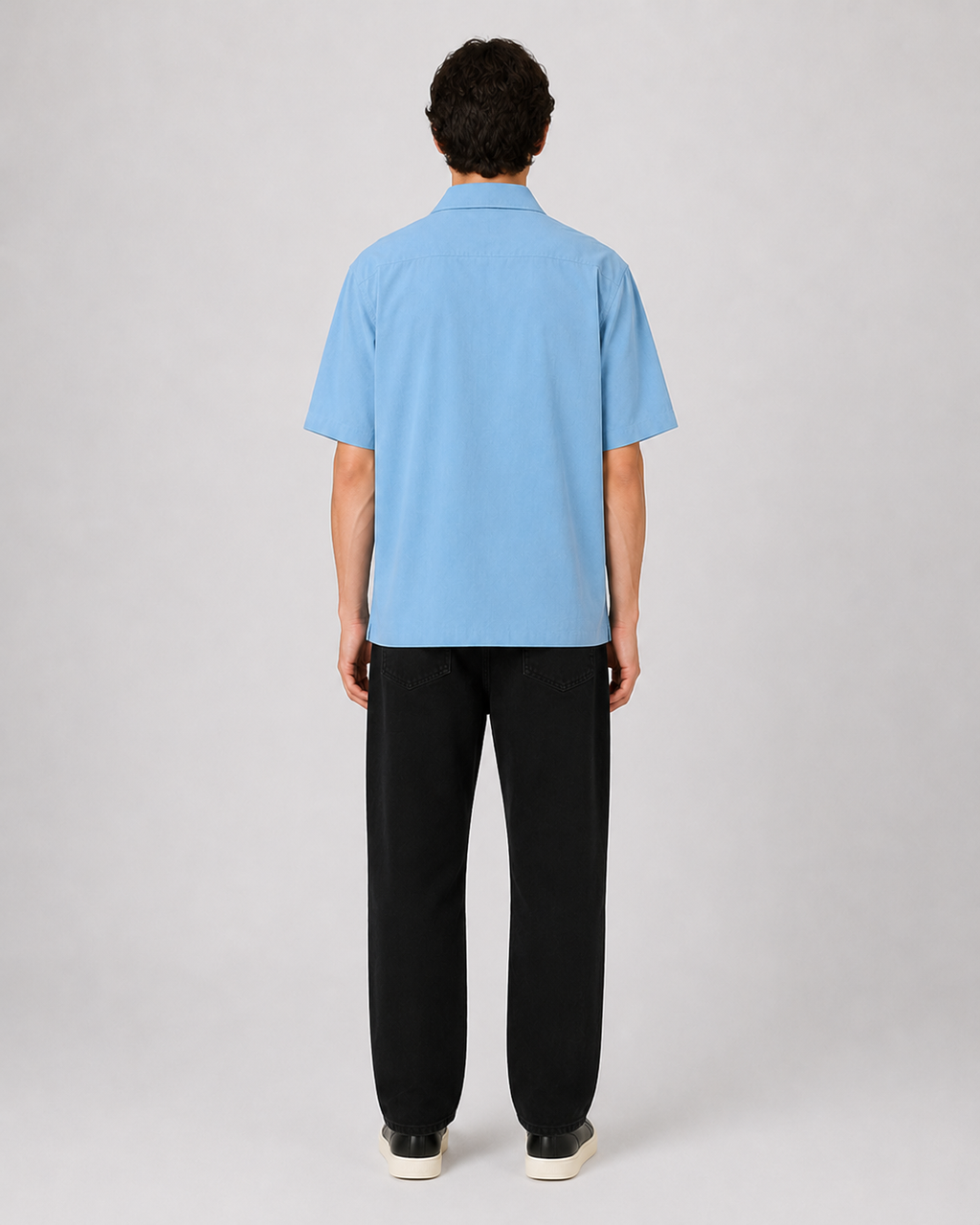 ORIYEN Glacier Oversized Shirt (Sky Blue)