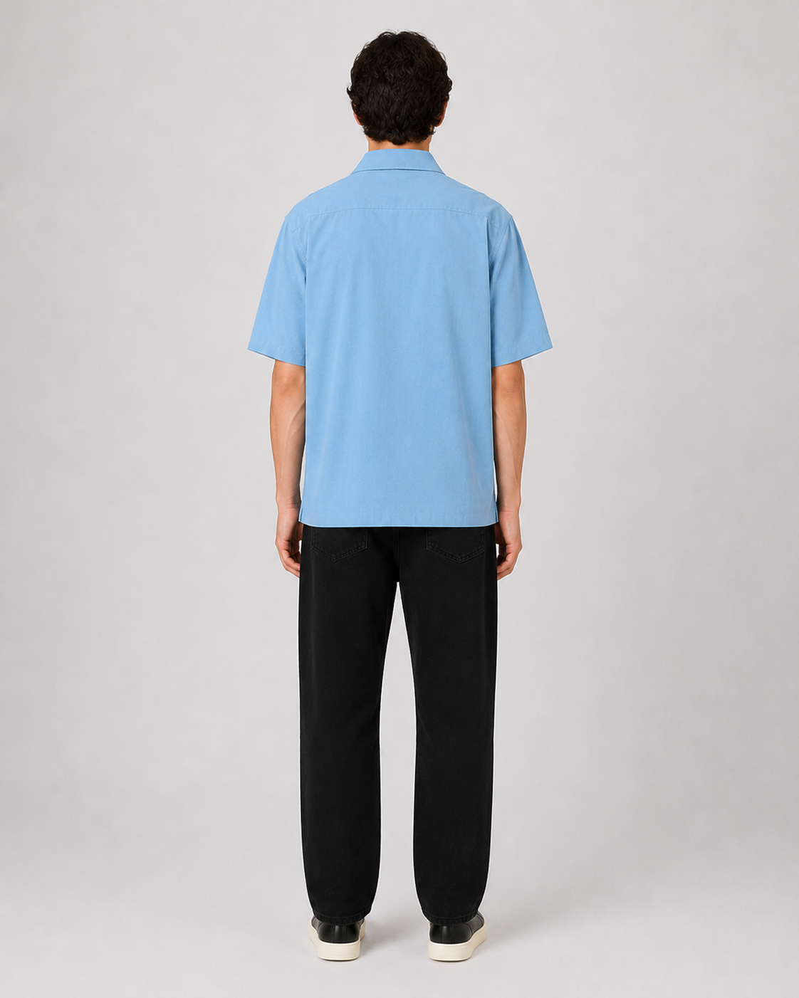 ORIYEN Glacier Oversized Shirt (Sky Blue)