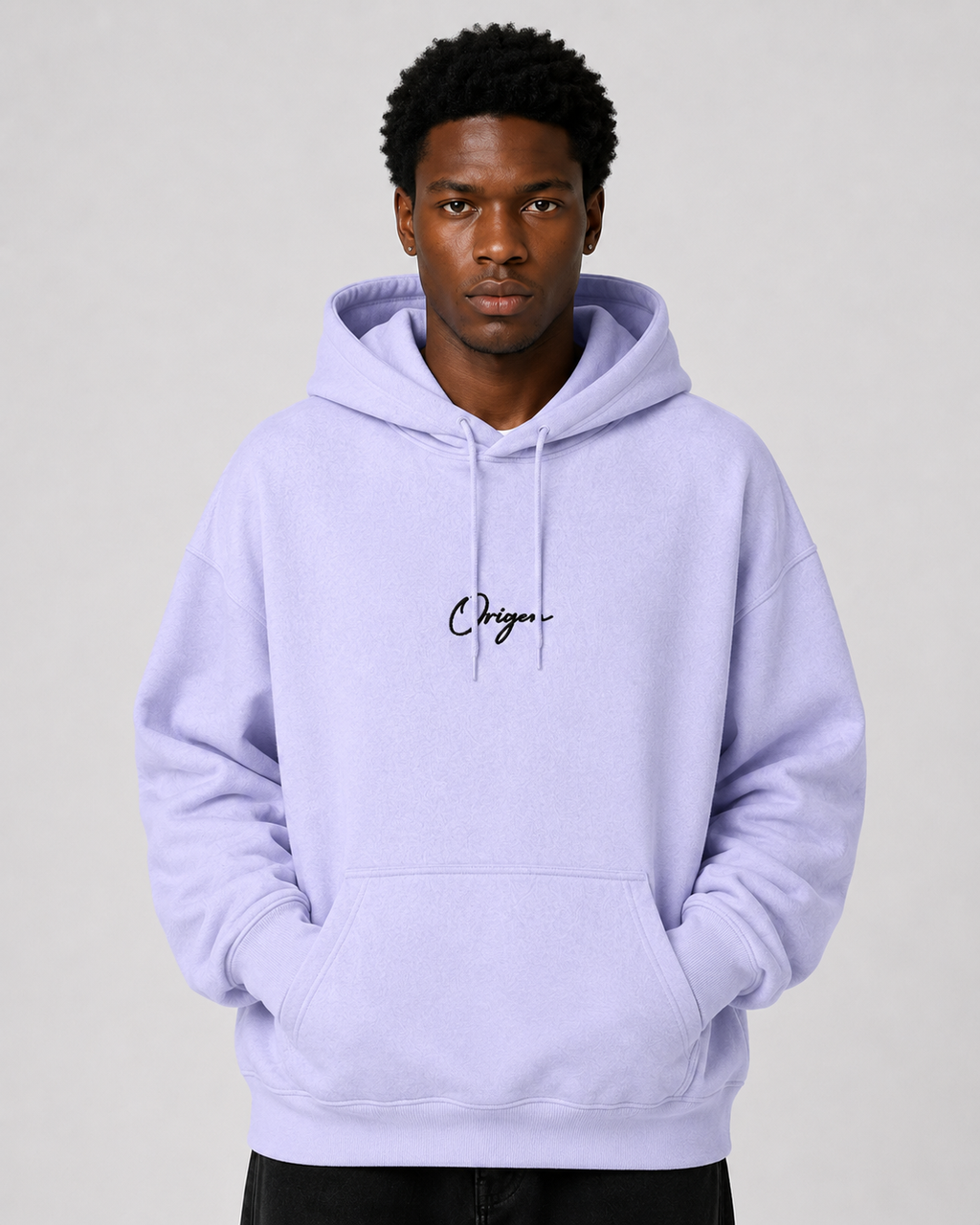 ORIYEN Oversized Heavyweight Hoodie (Lavender)