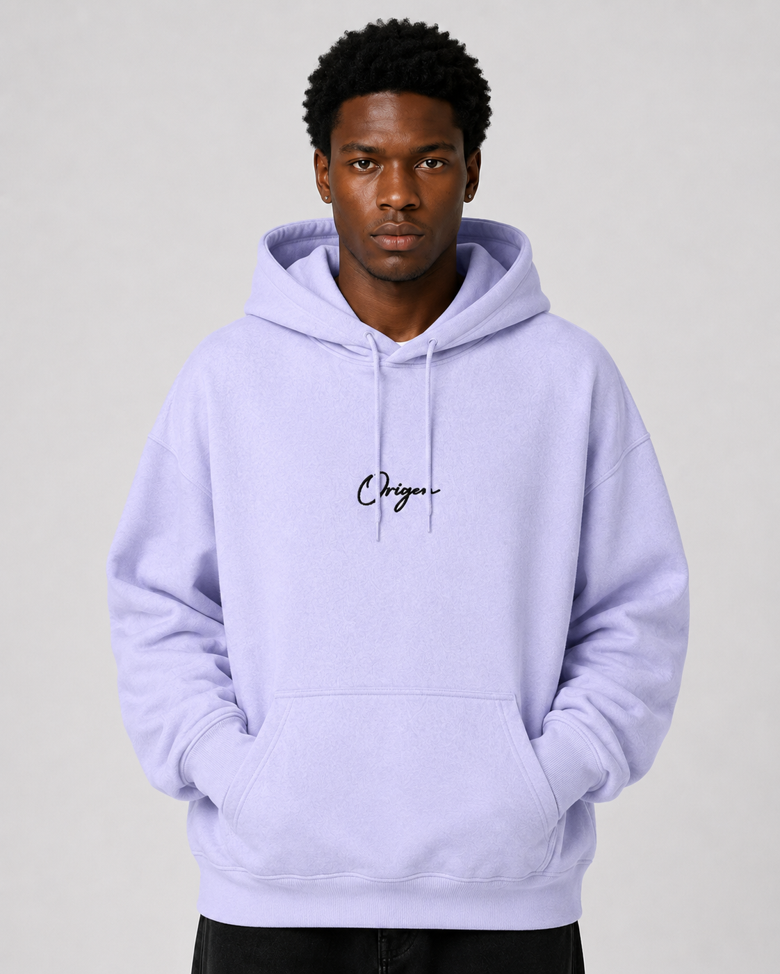 ORIYEN Oversized Heavyweight Hoodie (Lavender)