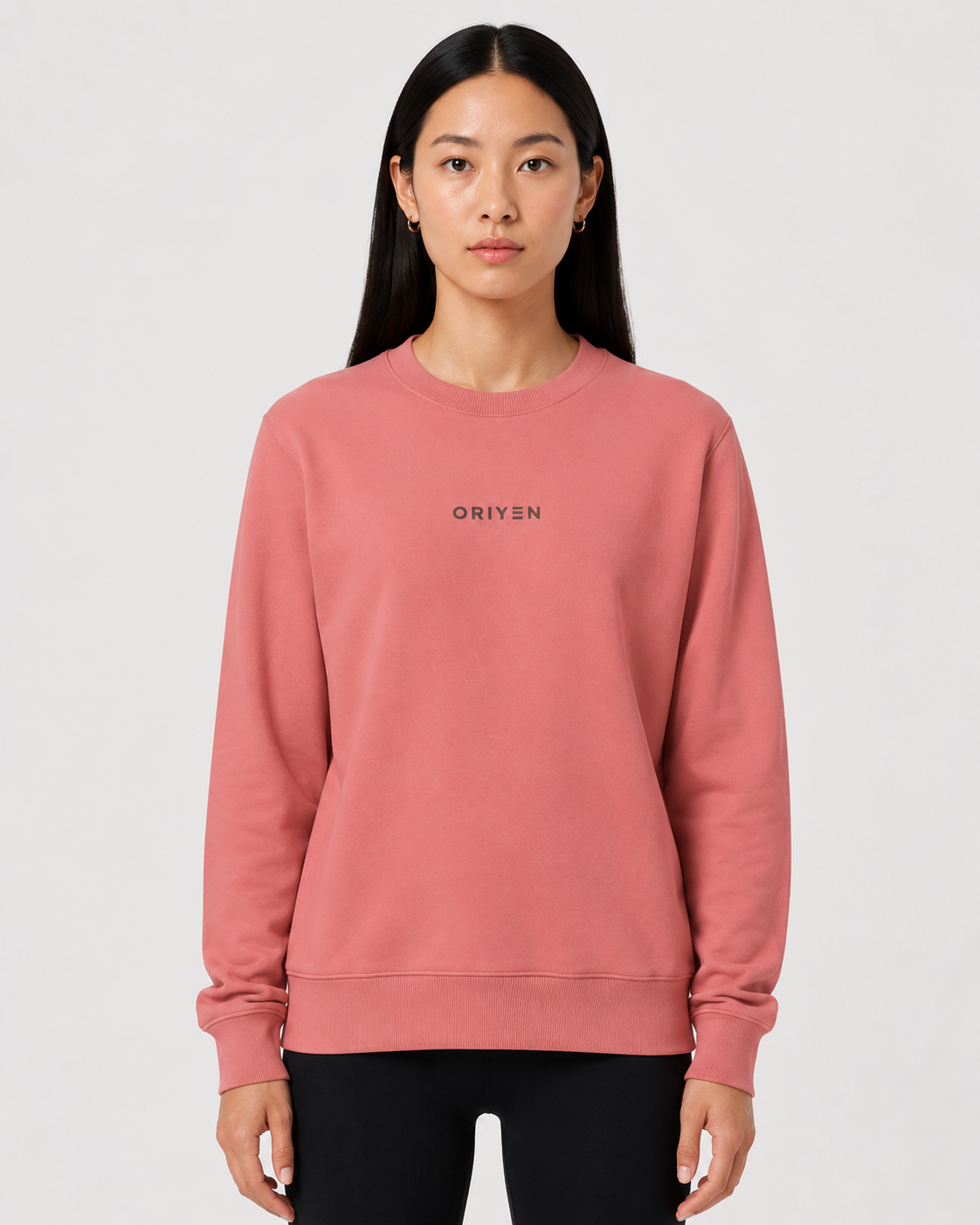 ORIYEN Rose Sweatshirt (Dusty Rose)