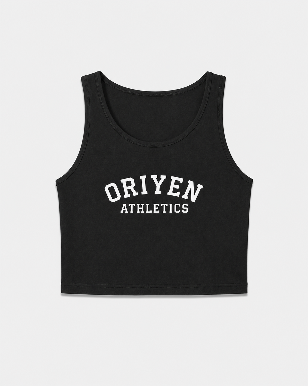 ORIYEN Women's Athletics Crop Tank (Black)