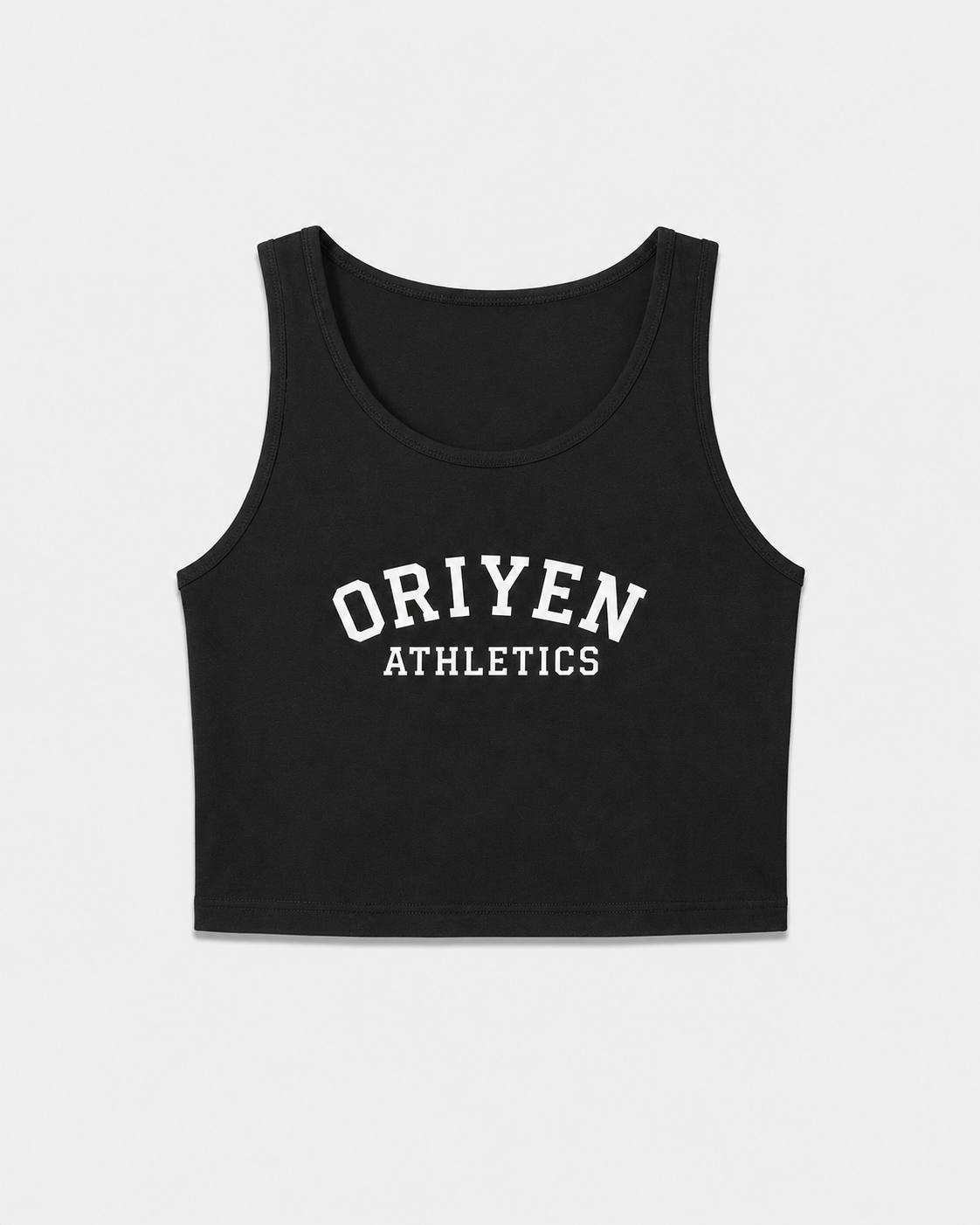 ORIYEN Women's Athletics Crop Tank (Black)