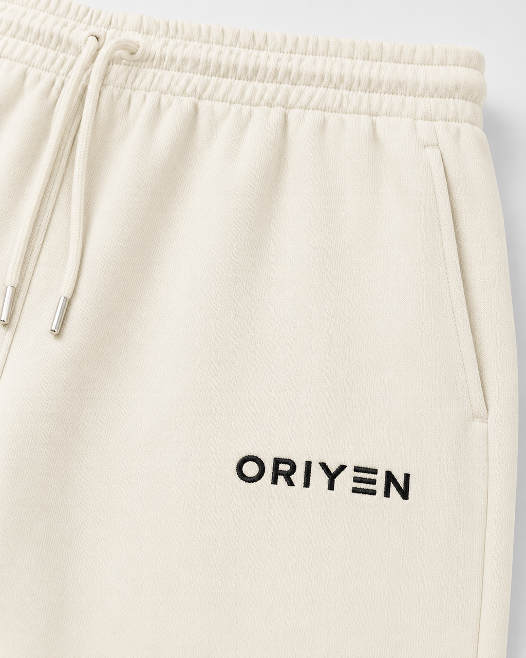 ORIYEN Essential Sweatpants (Ivory Cream)