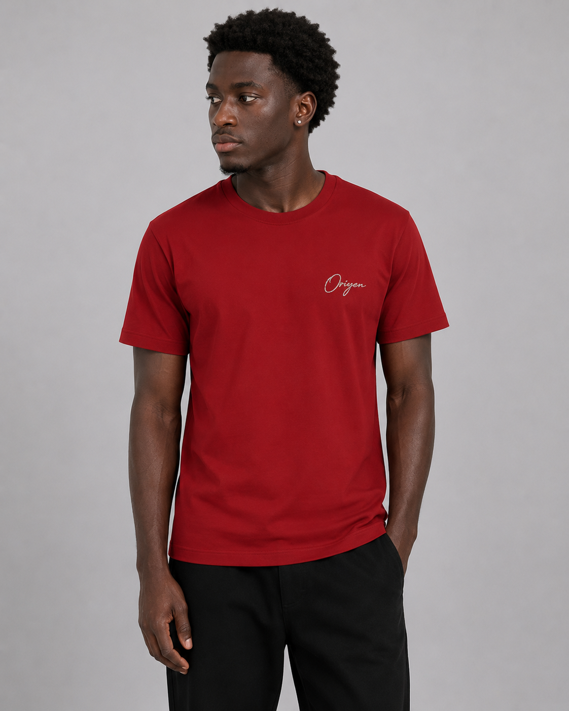 ORIYEN Crimson Tee (Crimson Red)