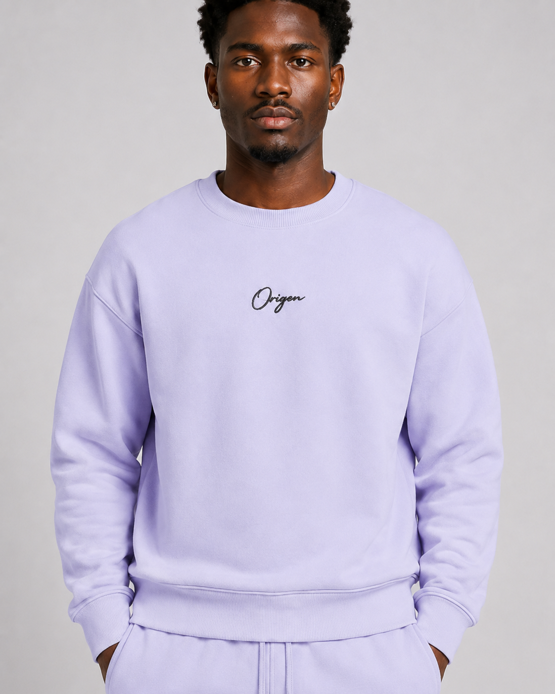 ORIYEN Lavender Essentials Shorts Co-Ord Set