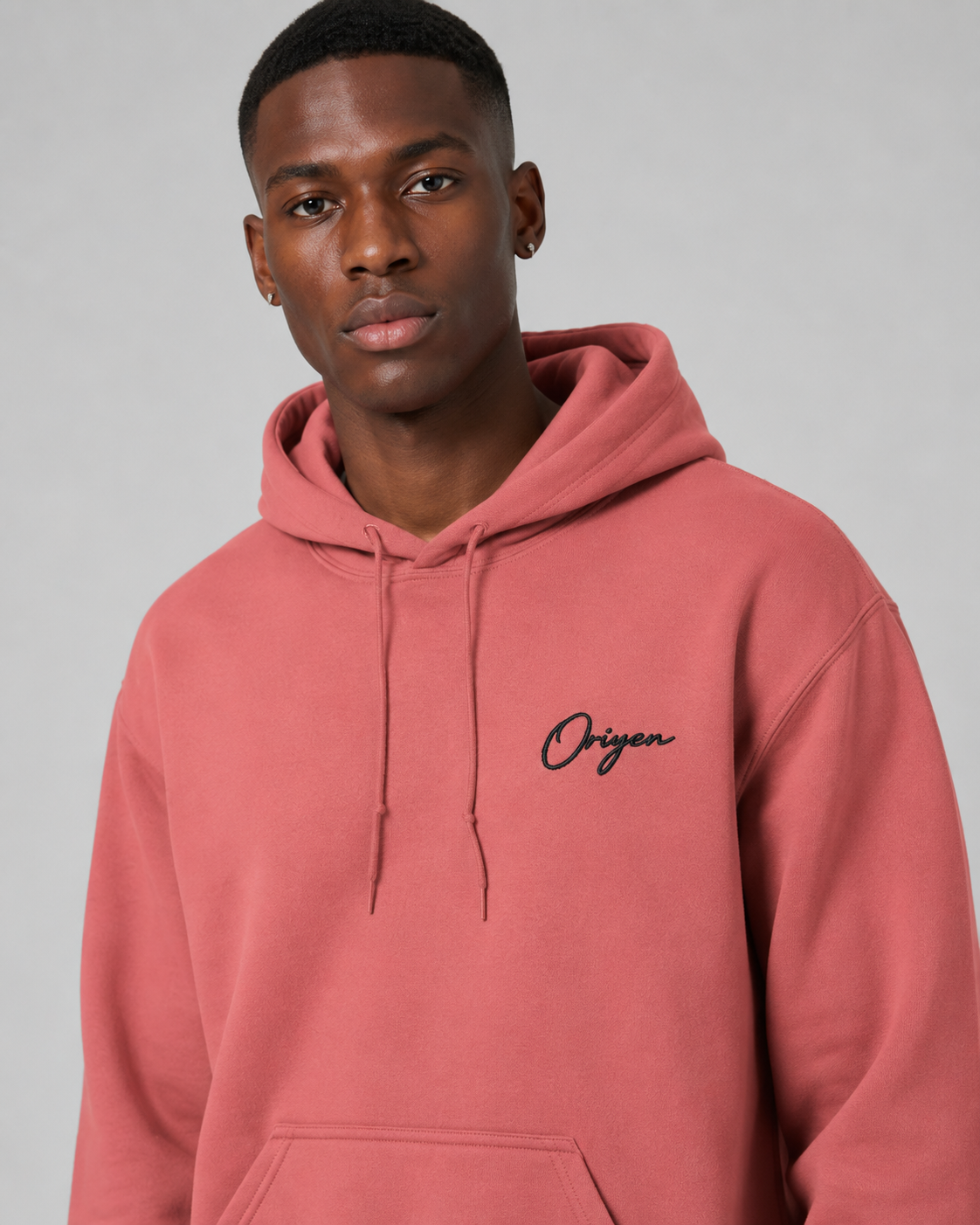 ORIYEN Royal Dusty Rose Hoodie