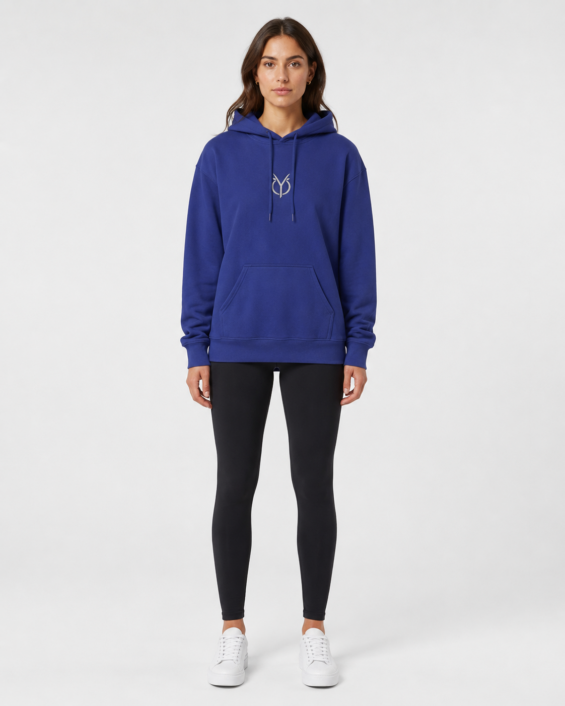 ORIYEN Women's Royal Blue Essentials Hoodie (Royal Blue)
