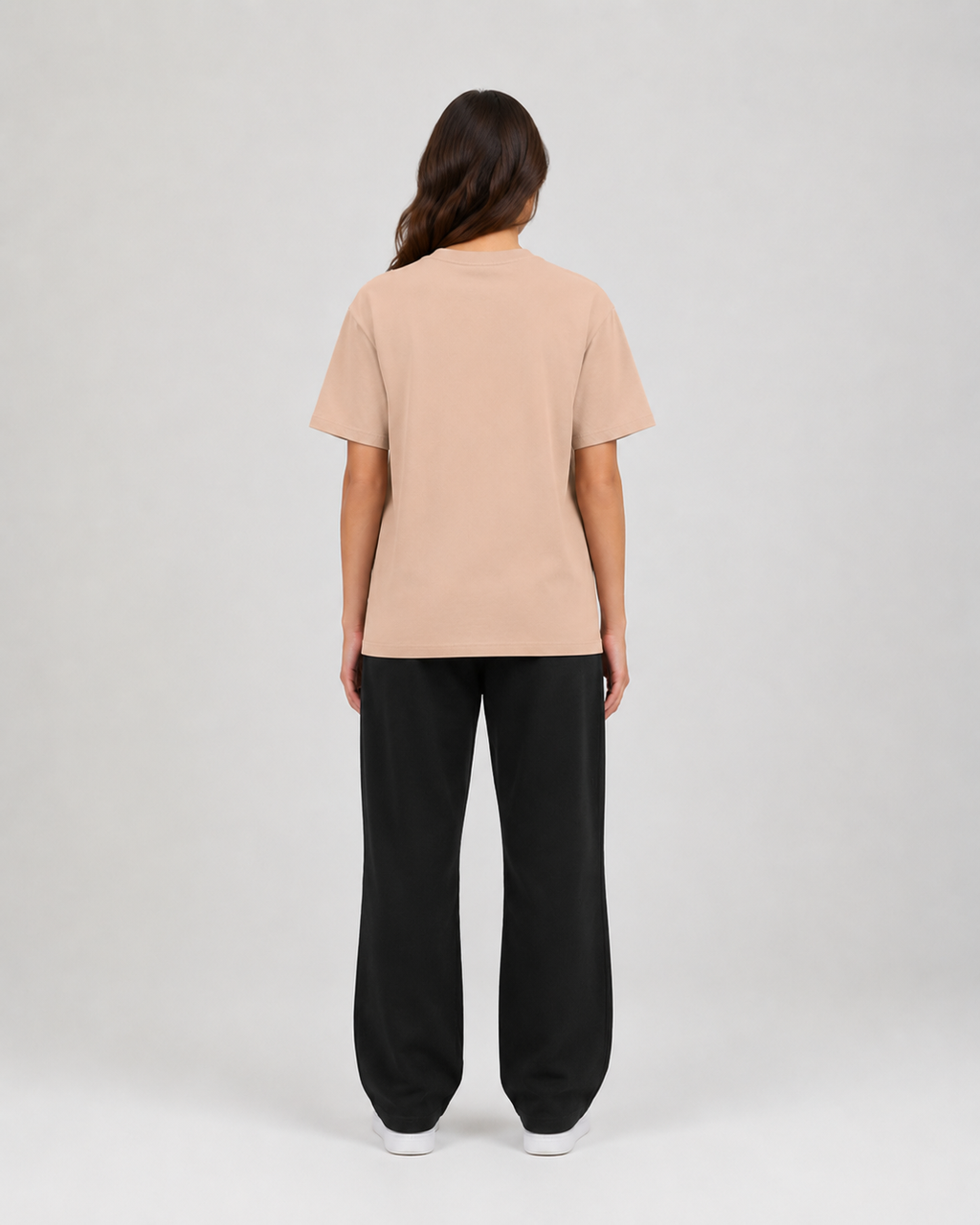 ORIYEN Women's Peach Tee (Peach)