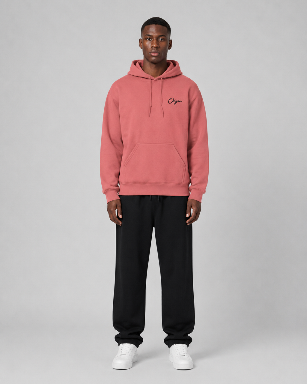 ORIYEN Royal Dusty Rose Hoodie