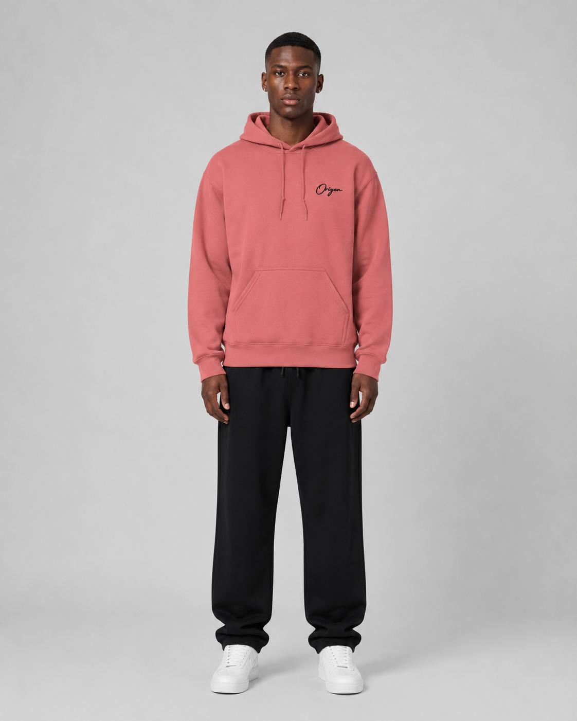 ORIYEN Royal Dusty Rose Hoodie