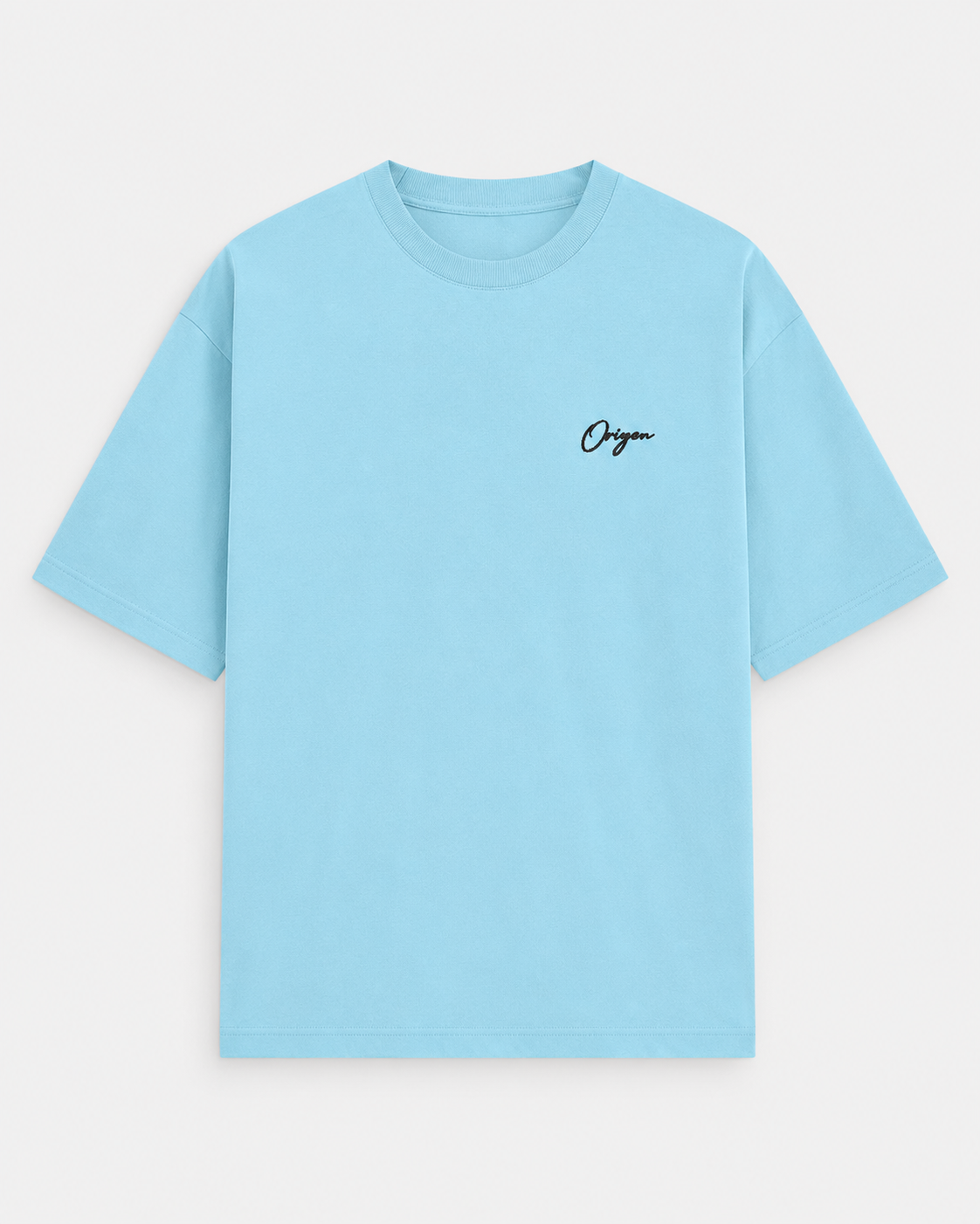 ORIYEN Glacier Oversized Tee (Ice Blue)