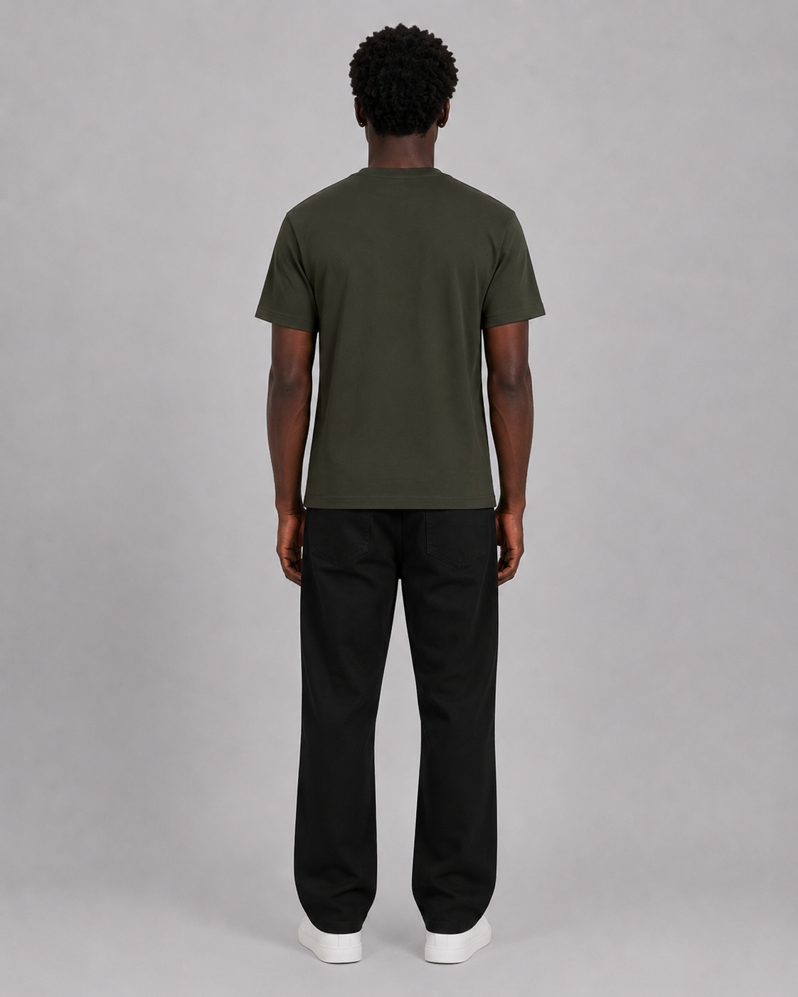 ORIYEN Olive Tee (Dark Olive Green)