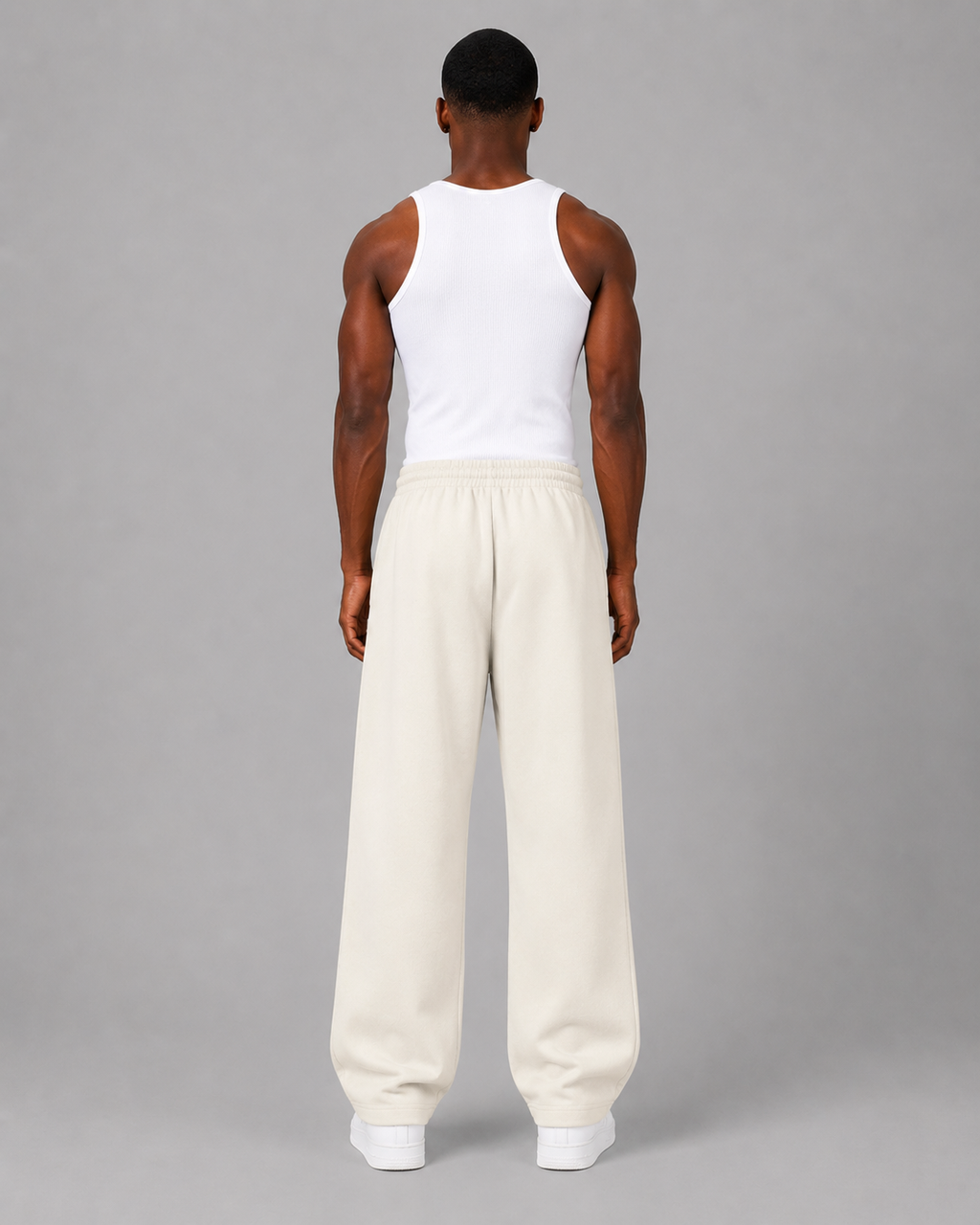 ORIYEN Essential Sweatpants (Ivory Cream)