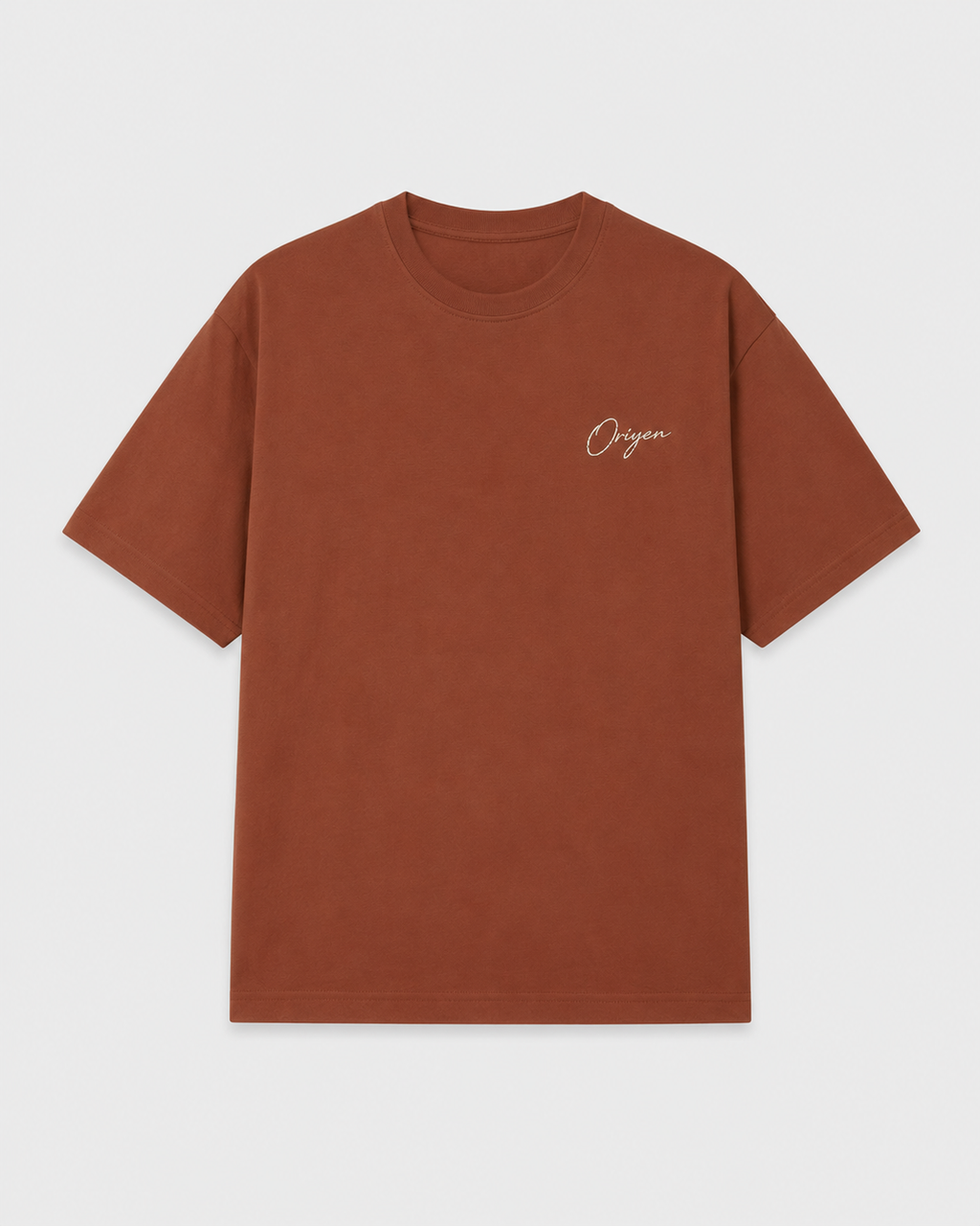 ORIYEN Terra Tee (Terracotta Brown)