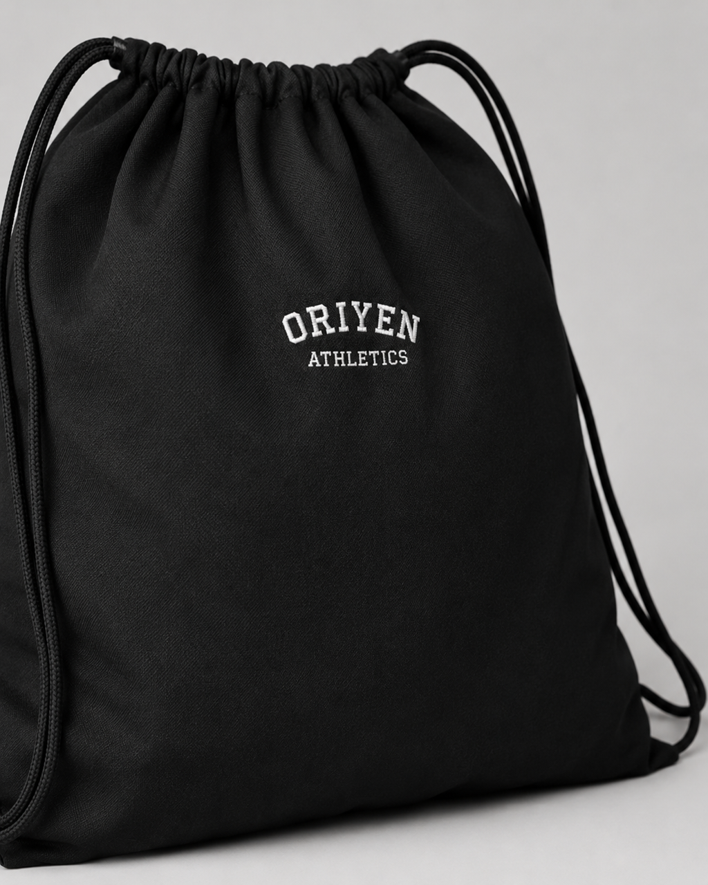 ORIYEN Athletics Drawstring Bag (Black)