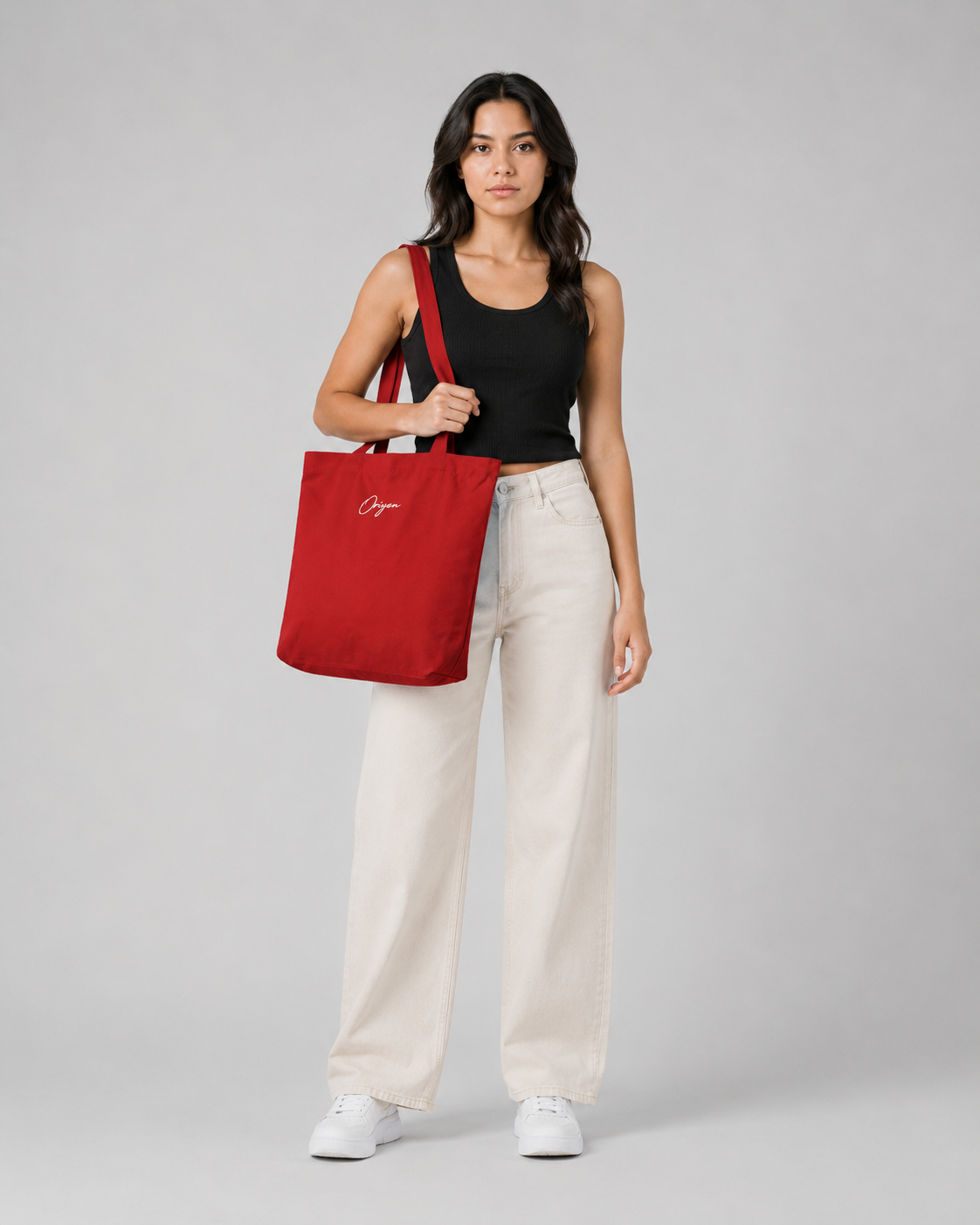 ORIYEN Crimson Tote (Red)