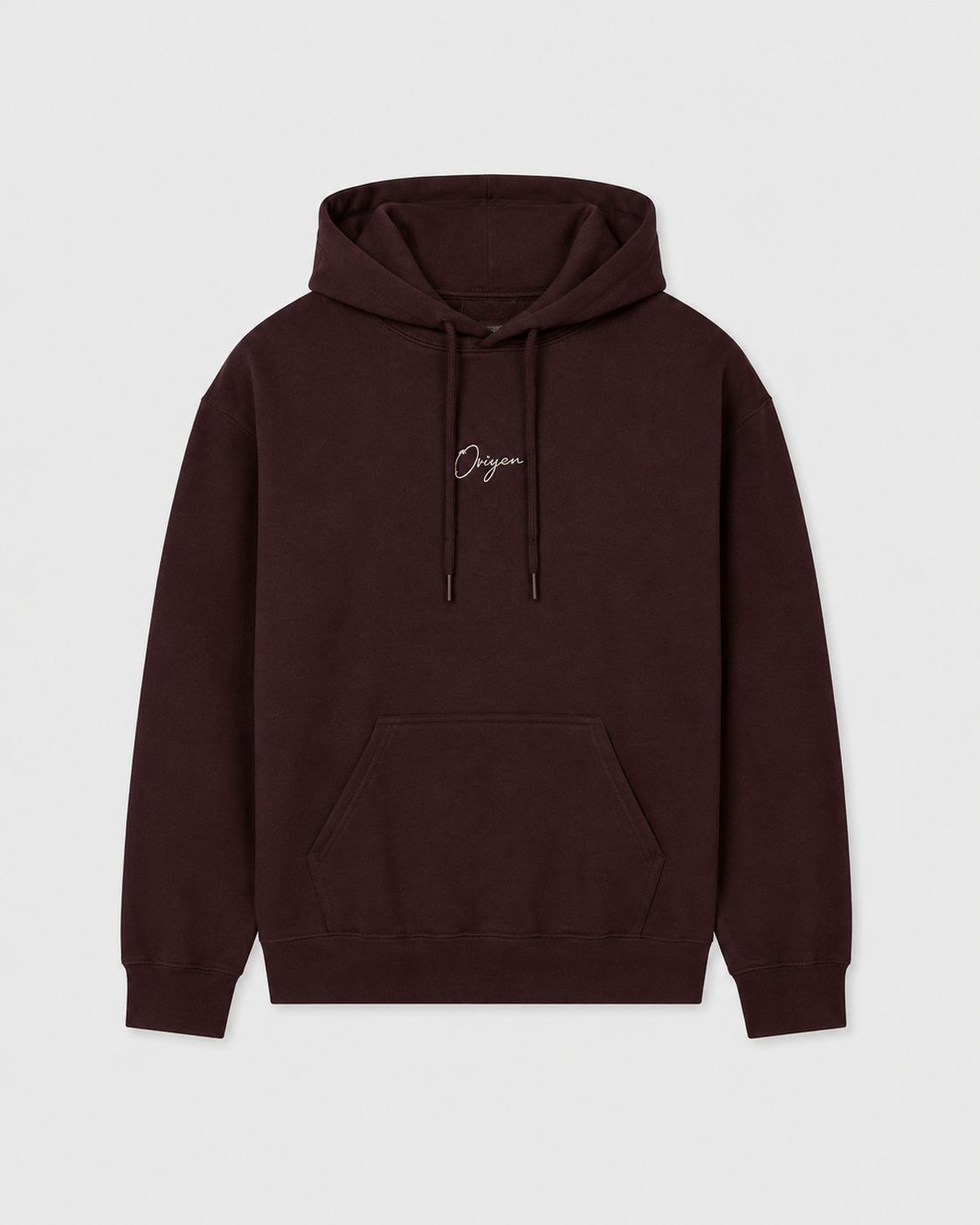 ORIYEN Wine Hoodie (Burgundy)