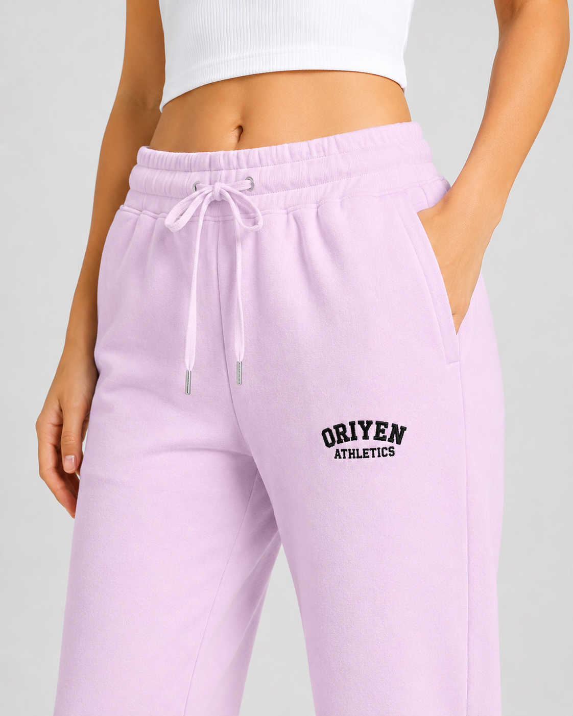 ORIYEN Blossom Women's Joggers (Light Pink)