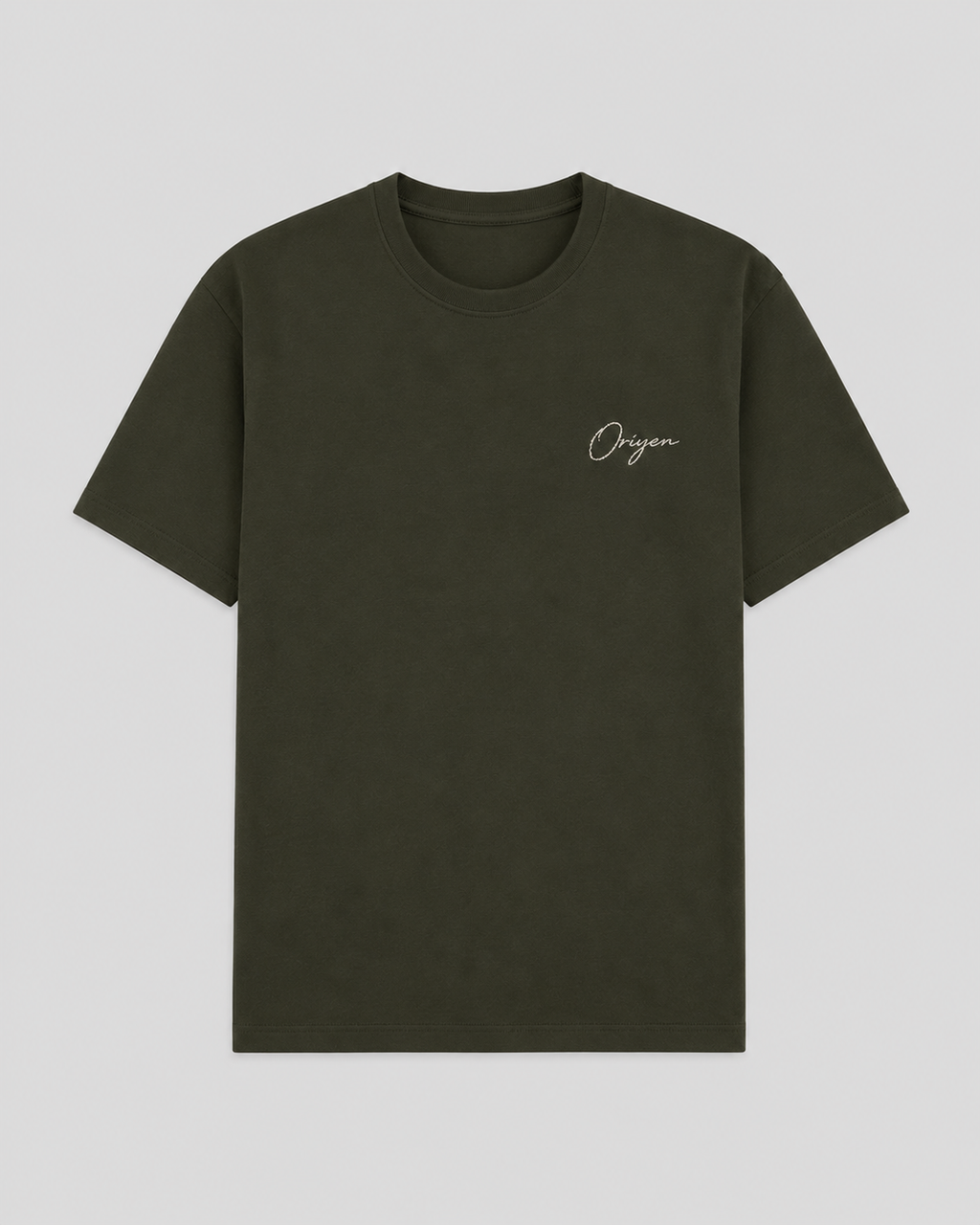 ORIYEN Olive Tee (Dark Olive Green)