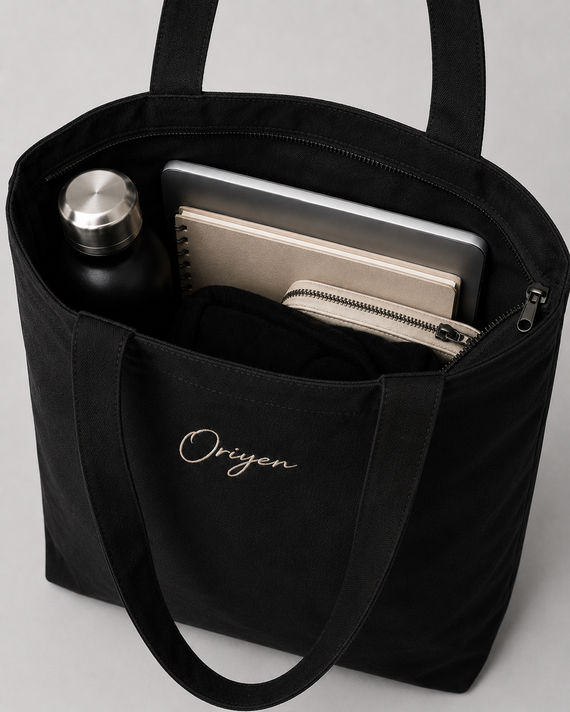 ORIYEN Obsidian Tote (Black)