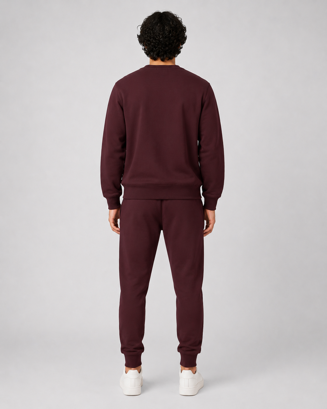 ORIYEN Burgundy Essentials Co-Ord Set