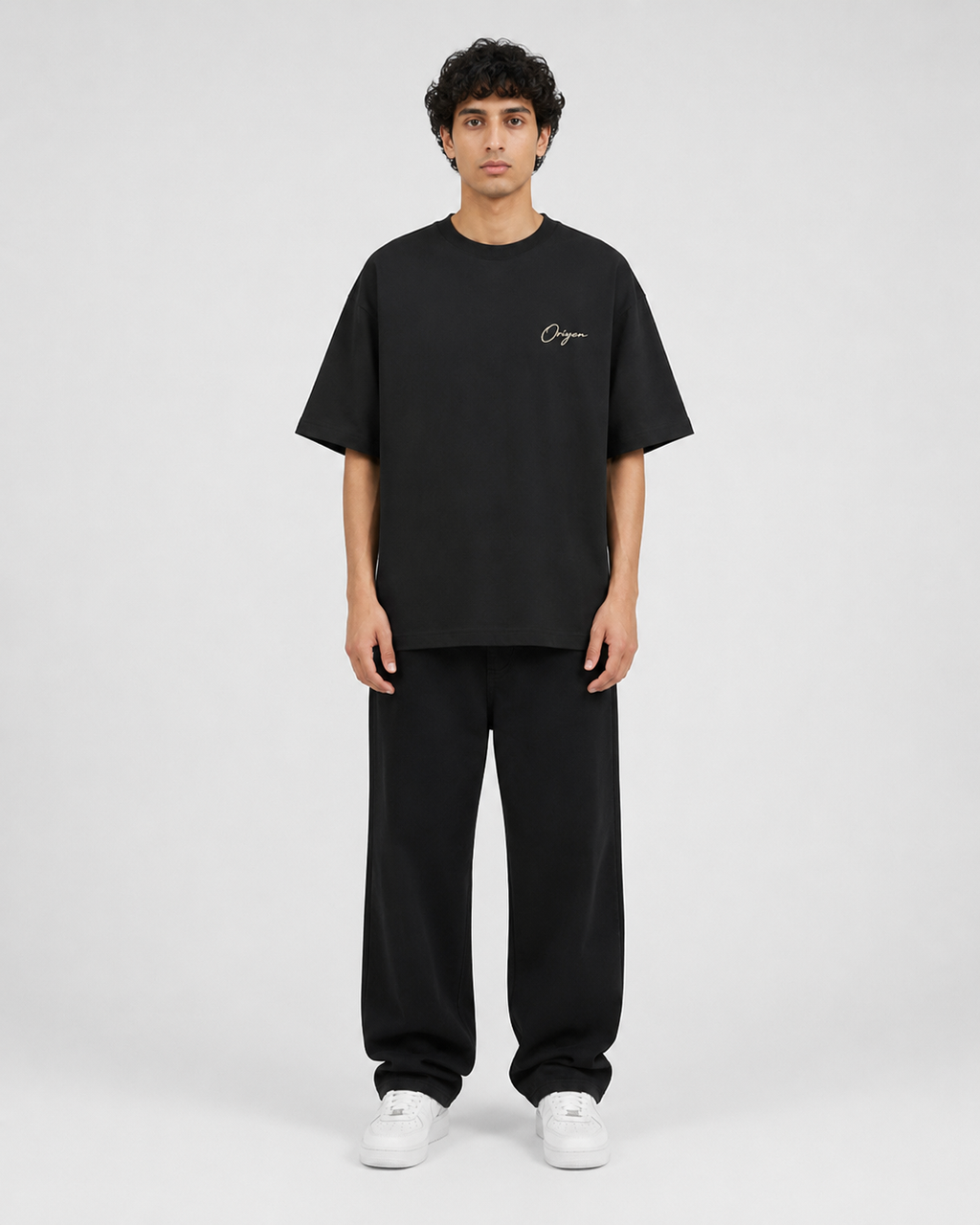 ORIYEN Midnight Heavyweight Oversized Tee (Black)