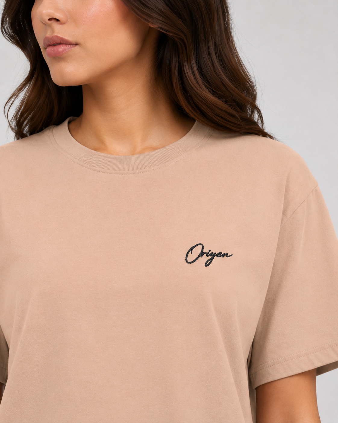 ORIYEN Women's Peach Tee (Peach)