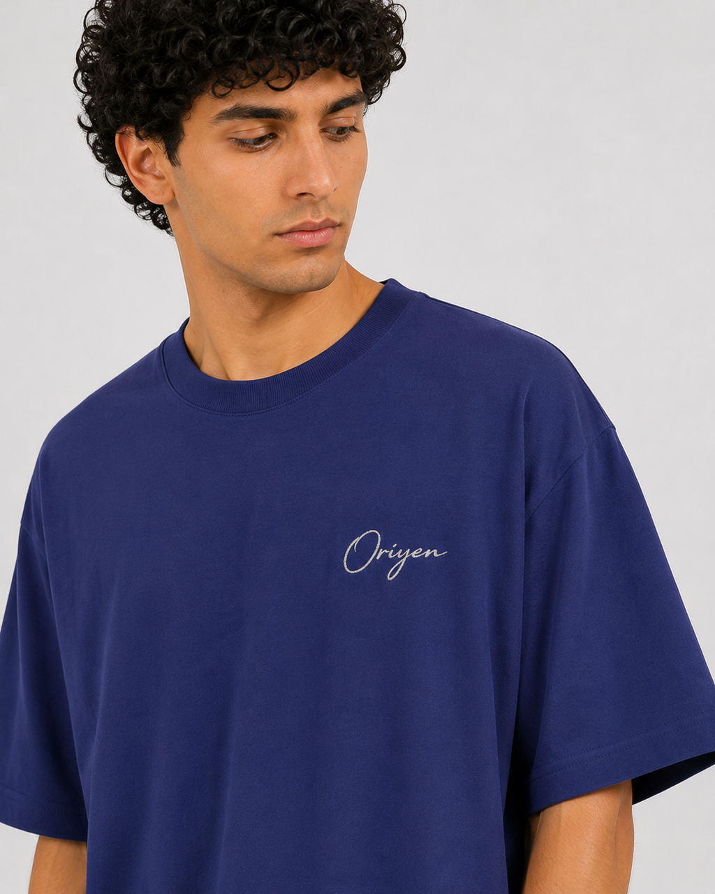 ORIYEN Royal Heavyweight Oversized Tee (Royal Blue)