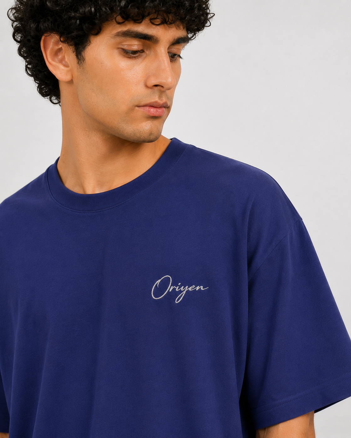 ORIYEN Royal Heavyweight Oversized Tee (Royal Blue)