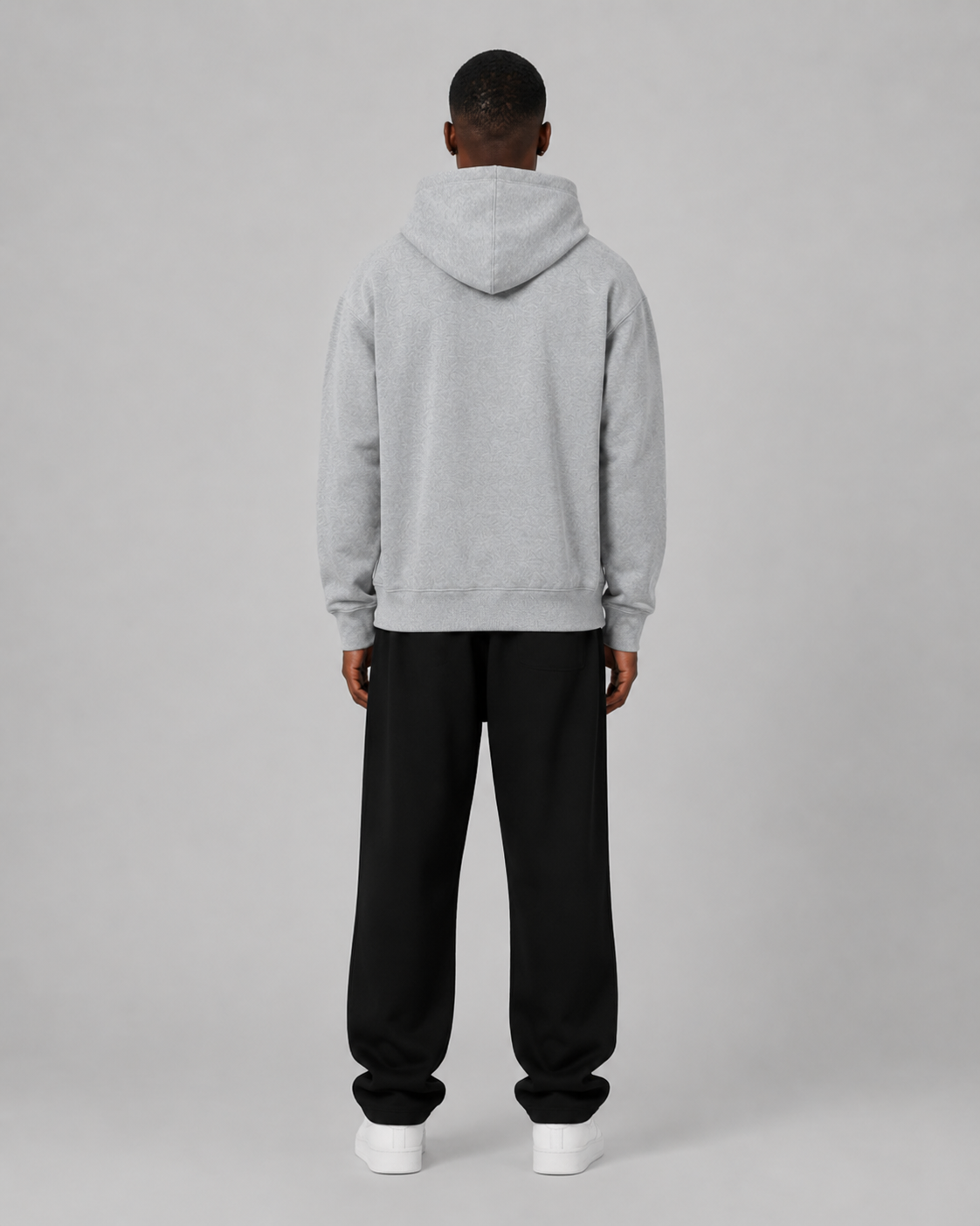 ORIYEN Royal Ash Grey Hoodie