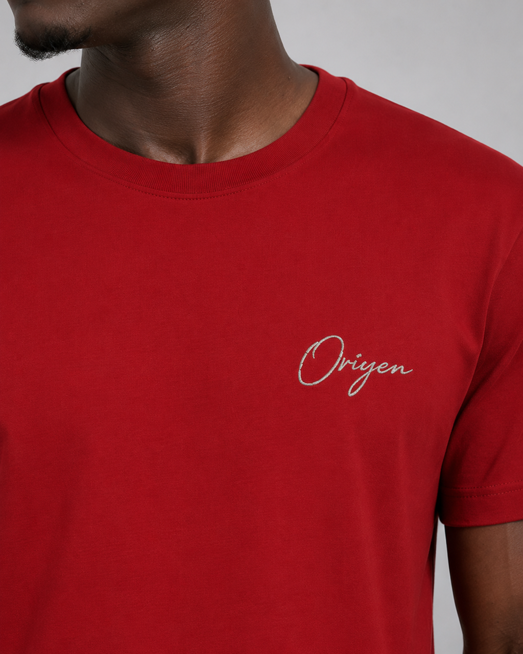 ORIYEN Crimson Tee (Crimson Red)