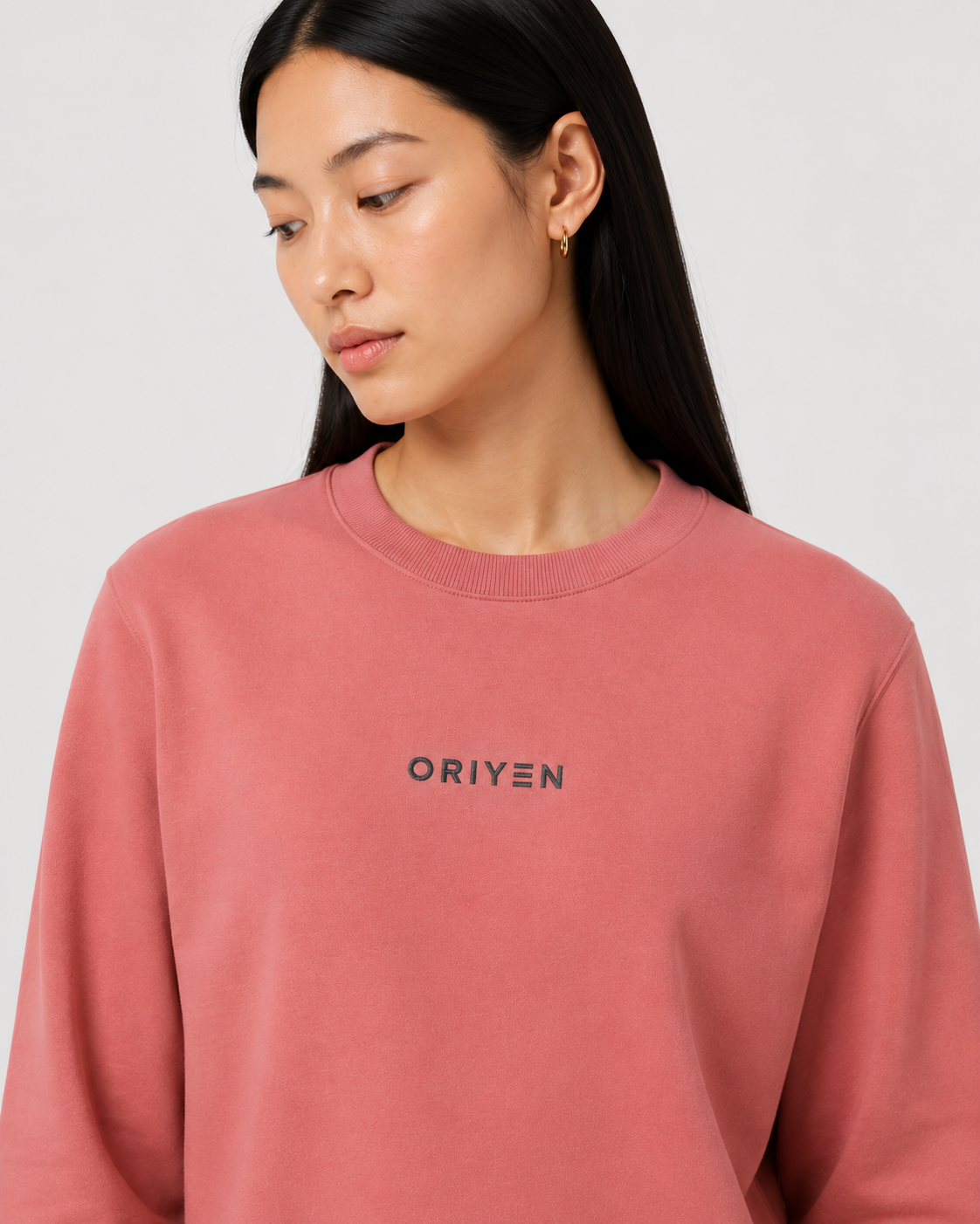 ORIYEN Rose Sweatshirt (Dusty Rose)