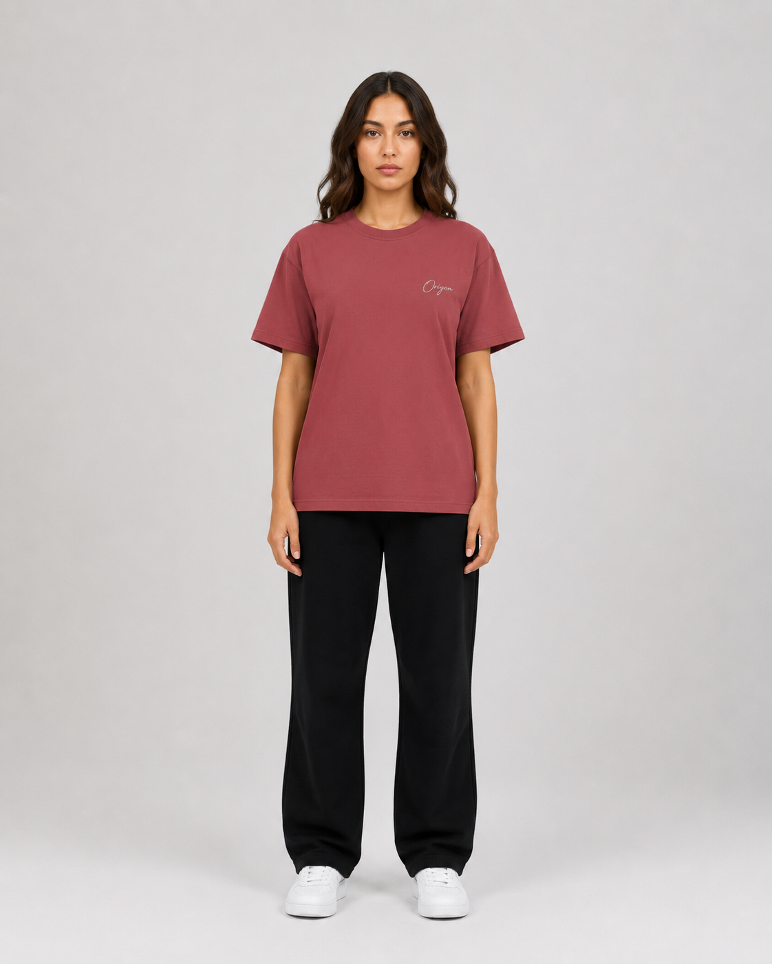 ORIYEN Women's Coral Tee (Coral)