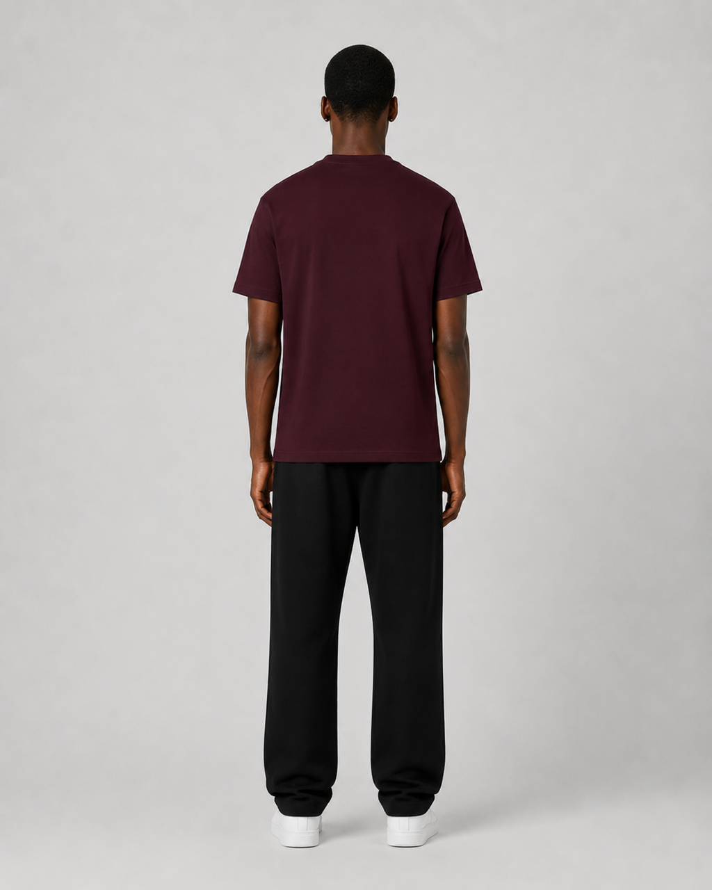 ORIYEN Wine Tee (Deep Burgundy)