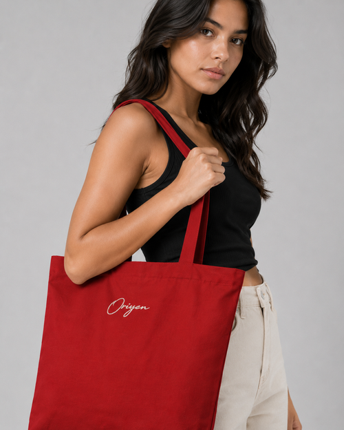 ORIYEN Crimson Tote (Red)