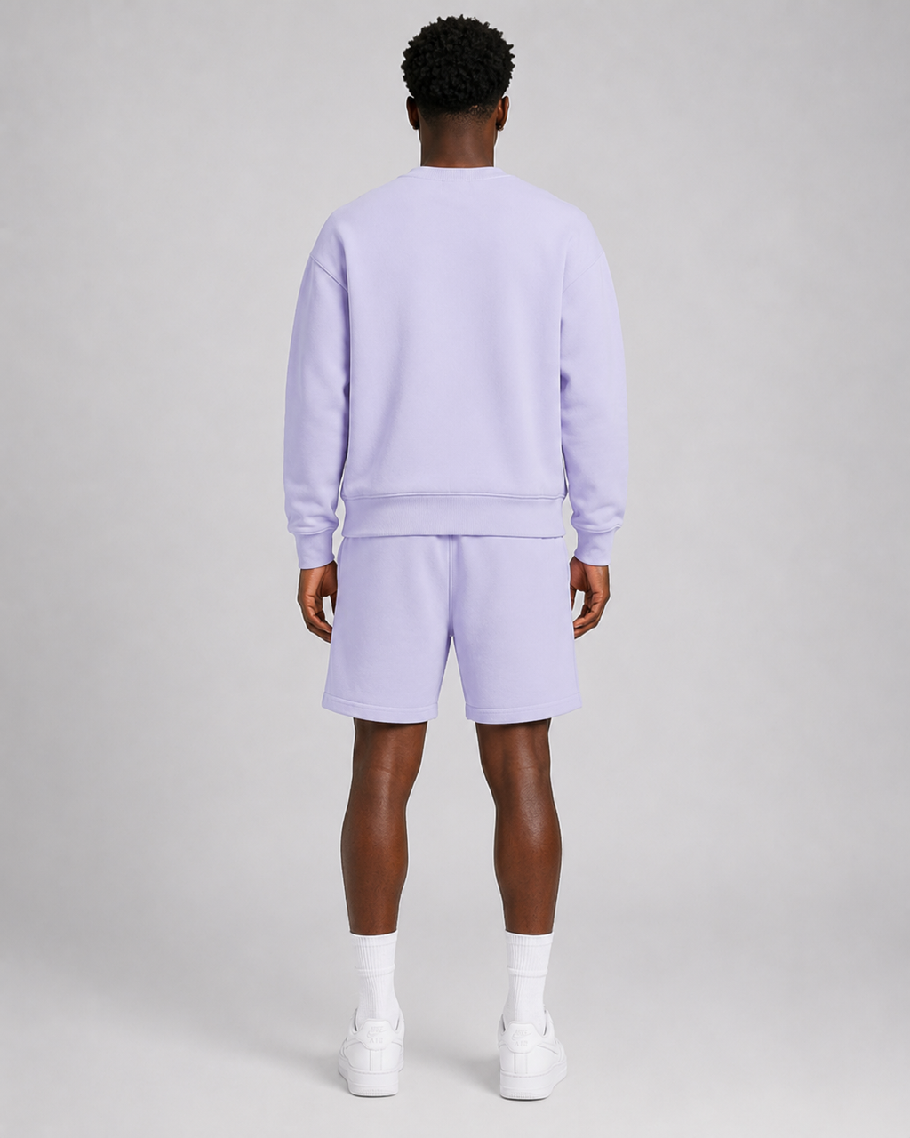 ORIYEN Lavender Essentials Shorts Co-Ord Set