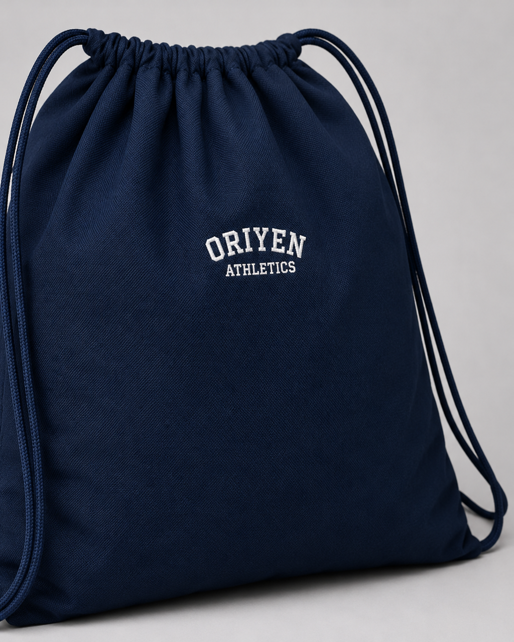 ORIYEN Athletics Drawstring Bag (Navy Blue)