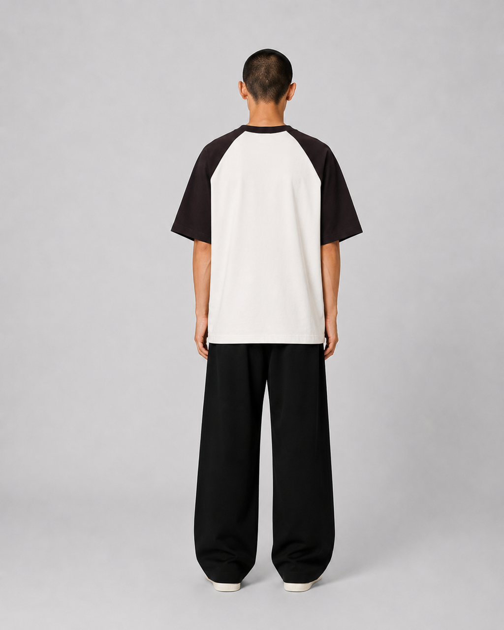 ORIYEN Emblem Oversized Tee (Black)
