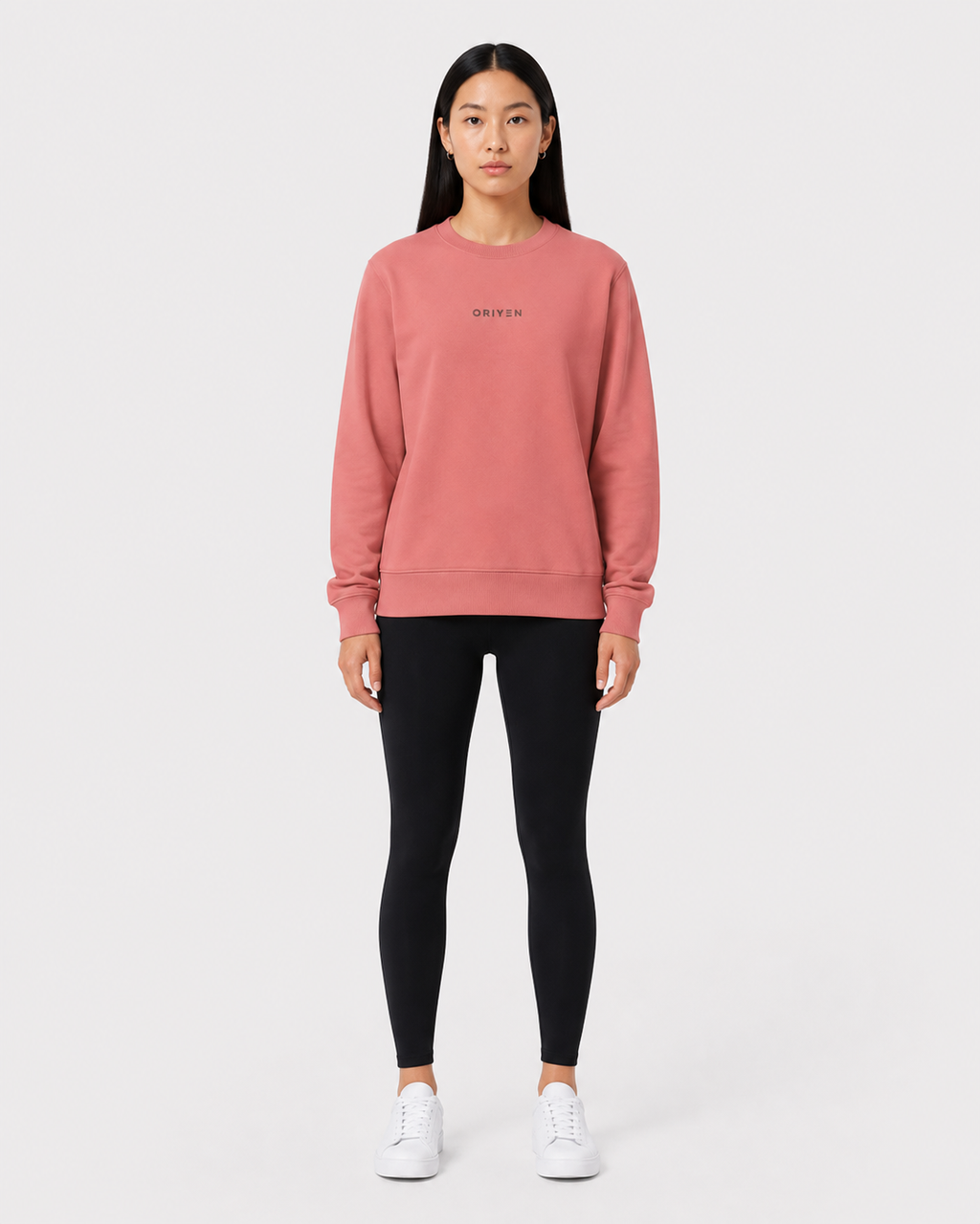 ORIYEN Rose Sweatshirt (Dusty Rose)