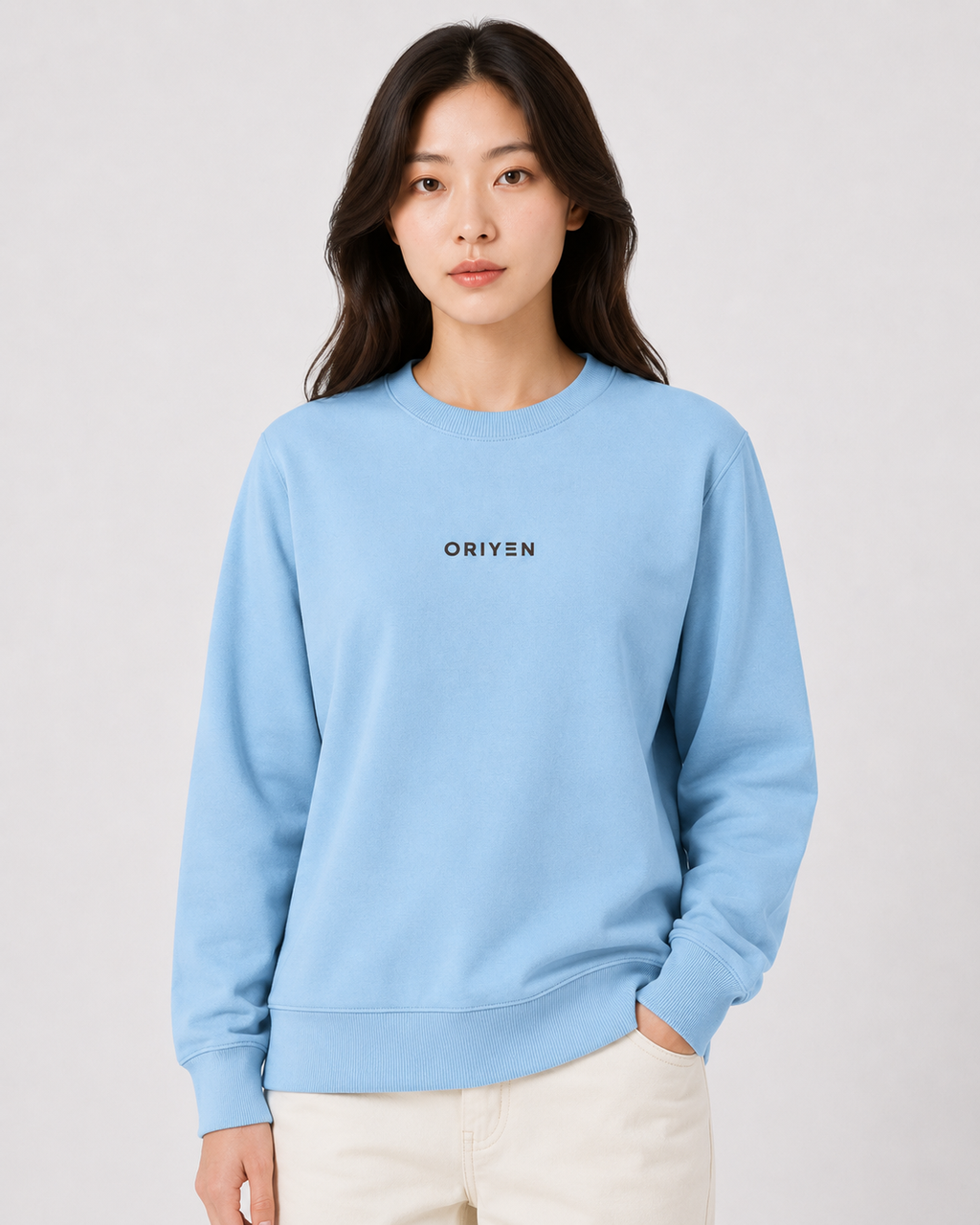 ORIYEN Sky Sweatshirt (Sky Blue)