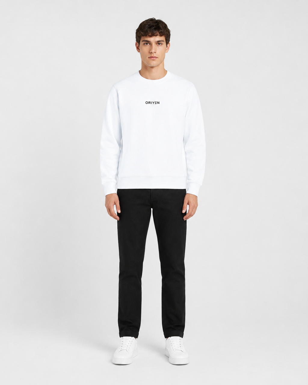 ORIYEN Essential Sweatshirt (White)