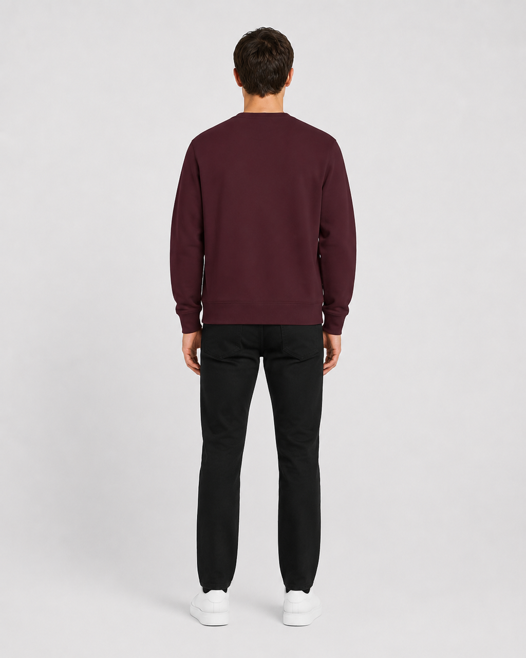 ORIYEN Burgundy Essentials Sweatshirt (Burgundy/Wine)