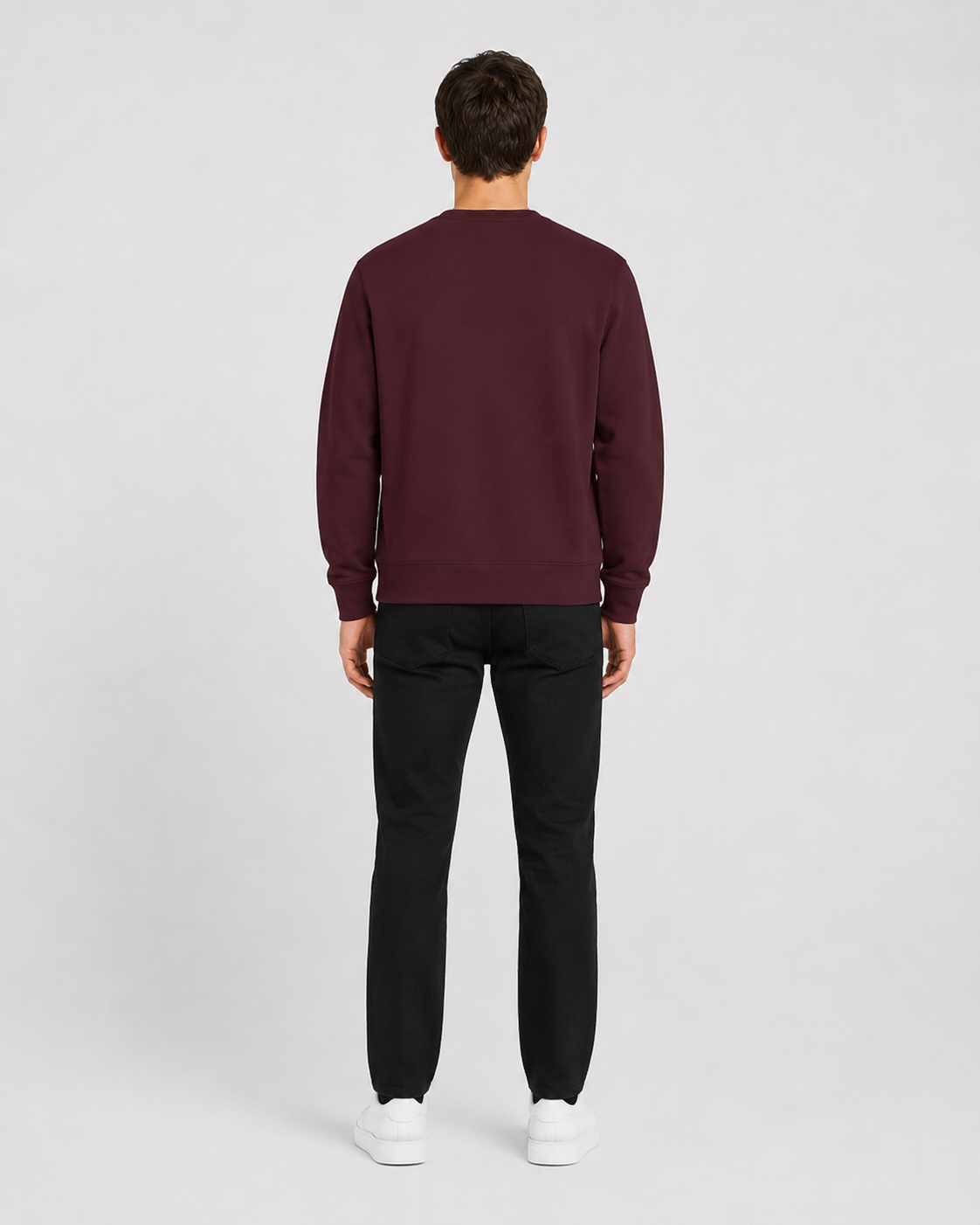ORIYEN Burgundy Essentials Sweatshirt (Burgundy/Wine)